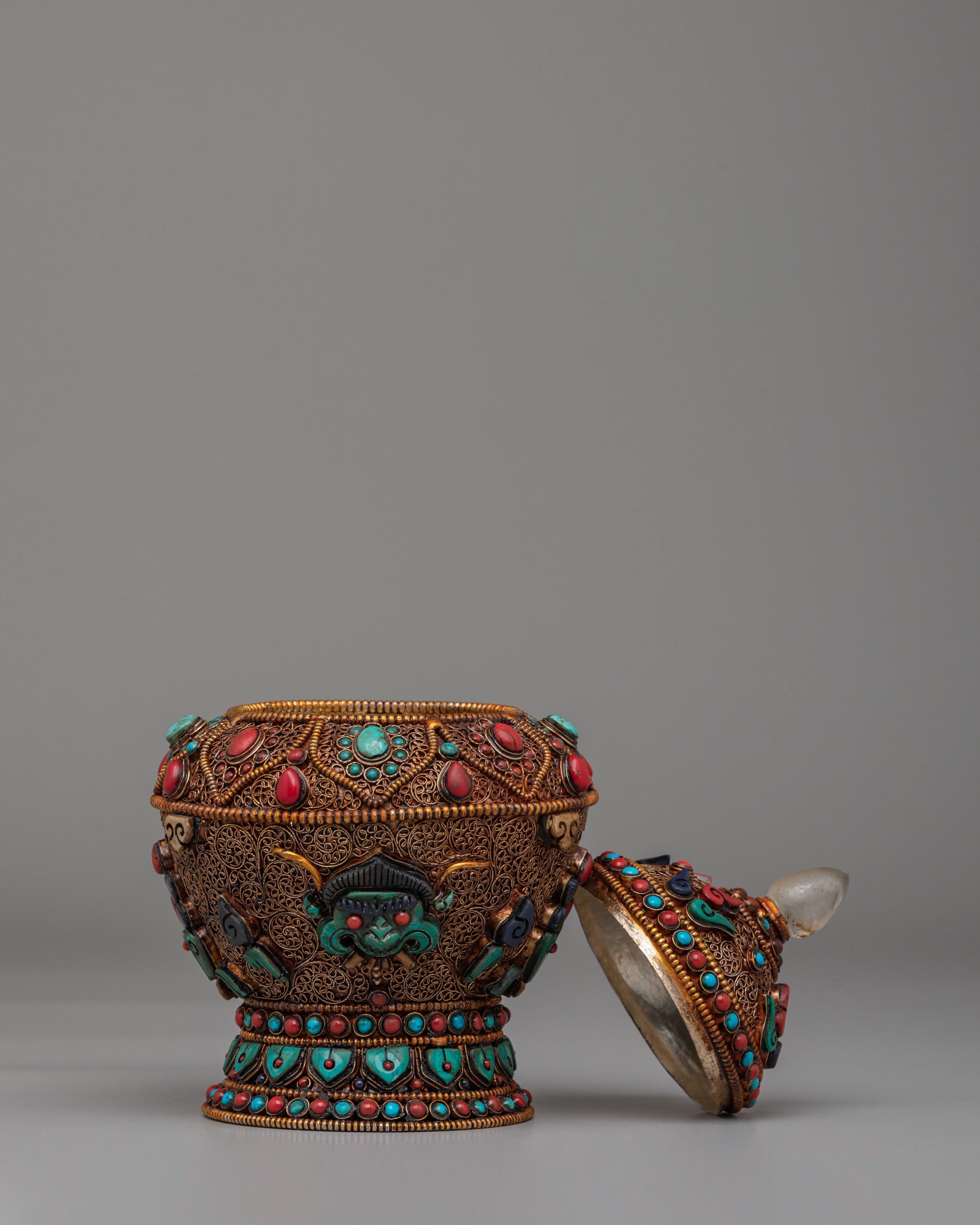 Himalayan Scared Rice Pot | Spiritual Healing Decor