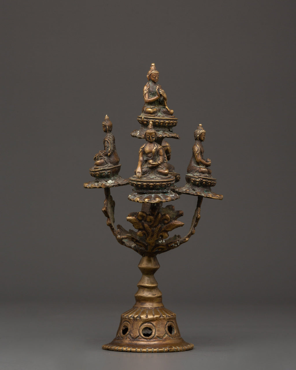 Buddha Ritual Object Pancha Buddha Ritual Object | Tibetan Five Dhyani Buddha Decor