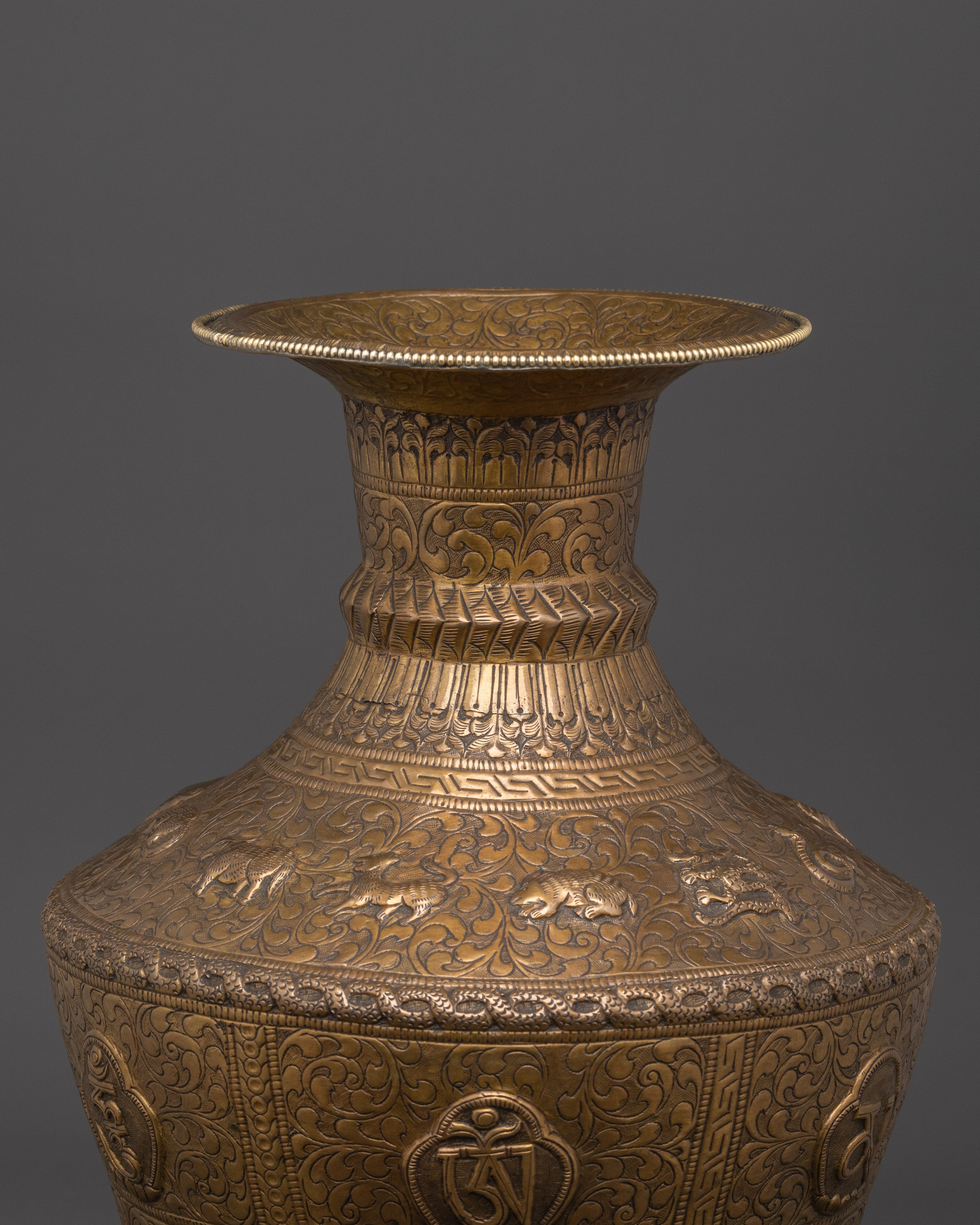 Handcrafted Decorative Flower Vase | Spiritual Tibetan Buddhist Alter