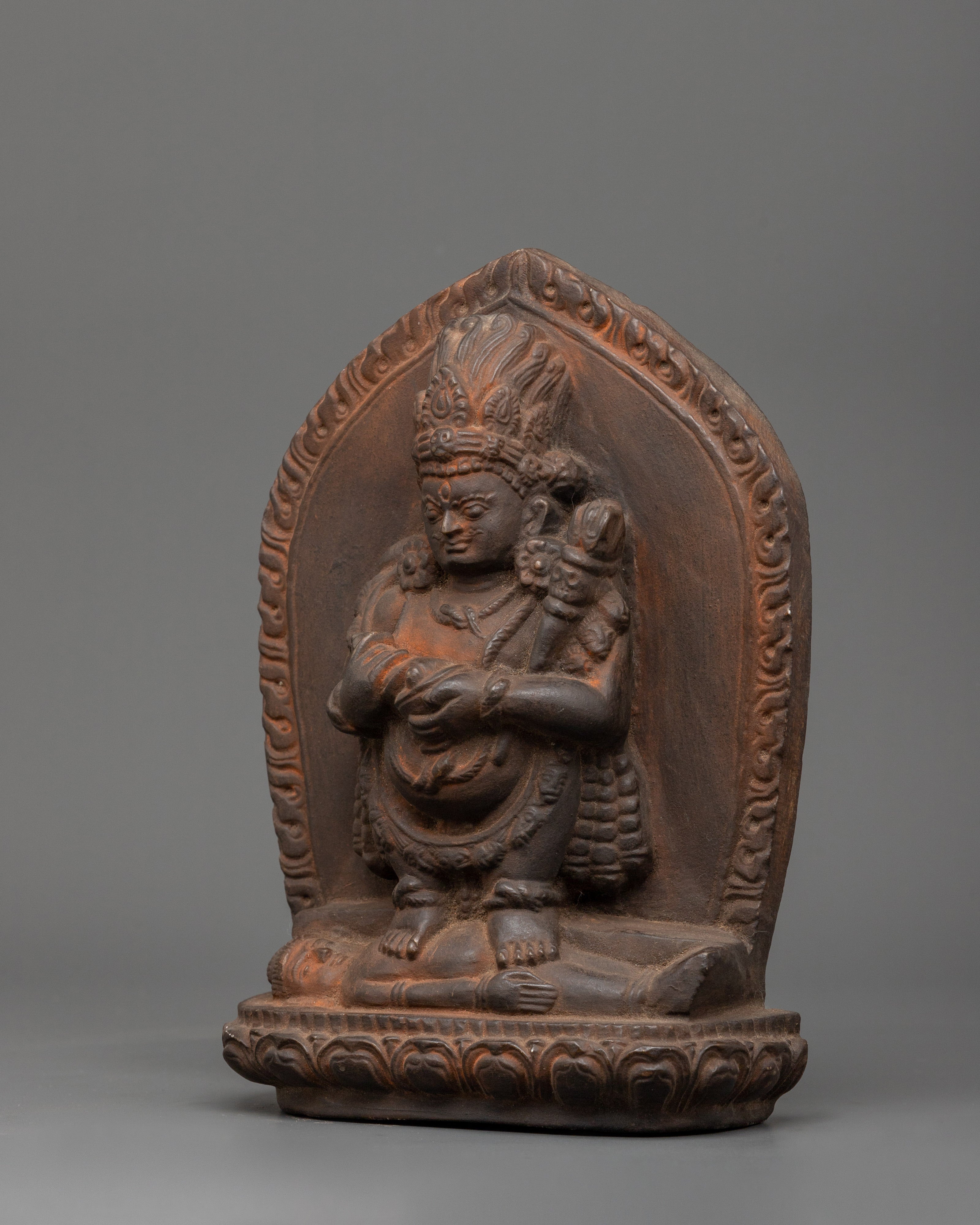The Fierce Protector Mahakala Statue | Hand-Crafted Sculpture