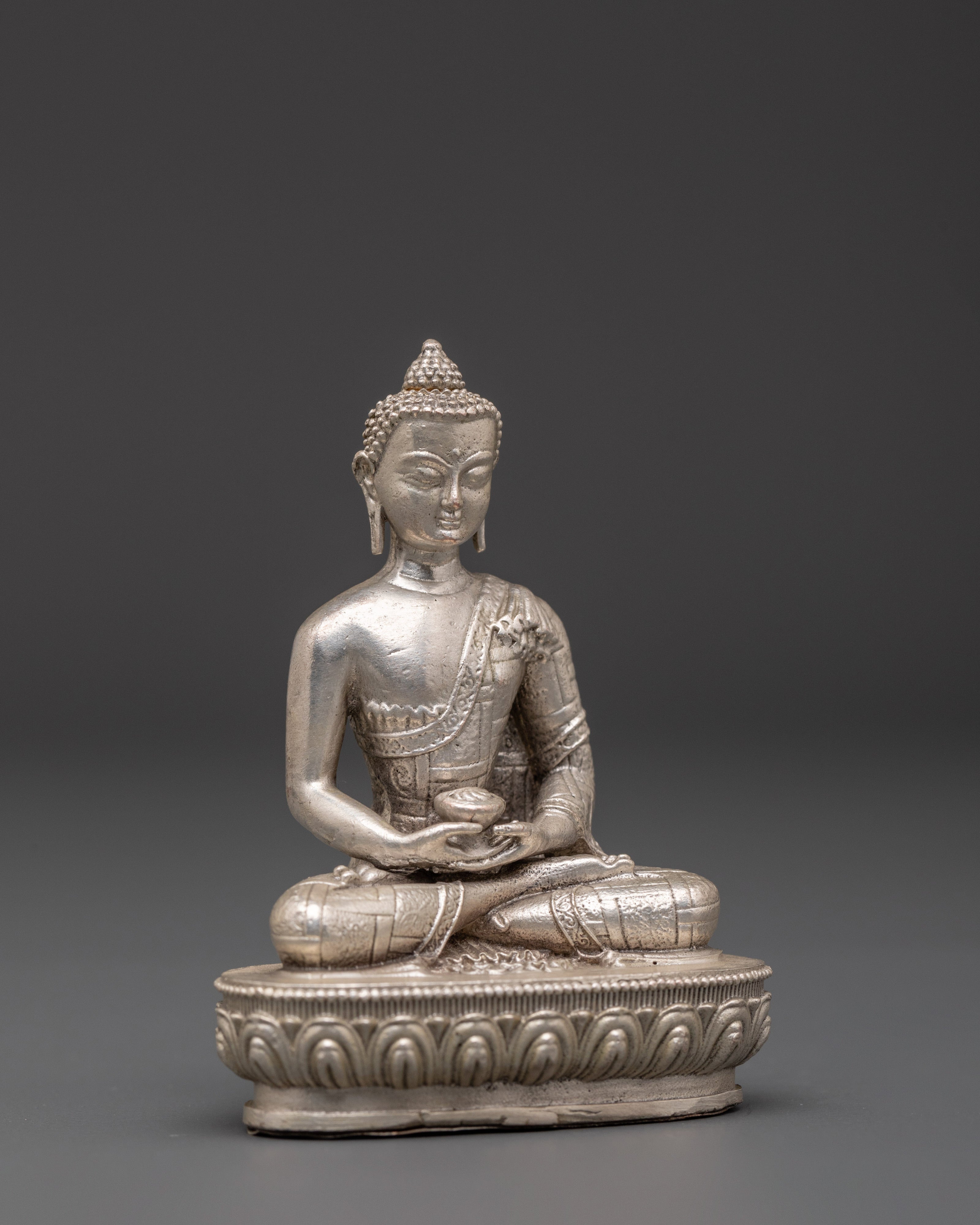 Sacred Buddhist Amitabha Sculpture | Meditation Buddha Statue for Spiritual Peace