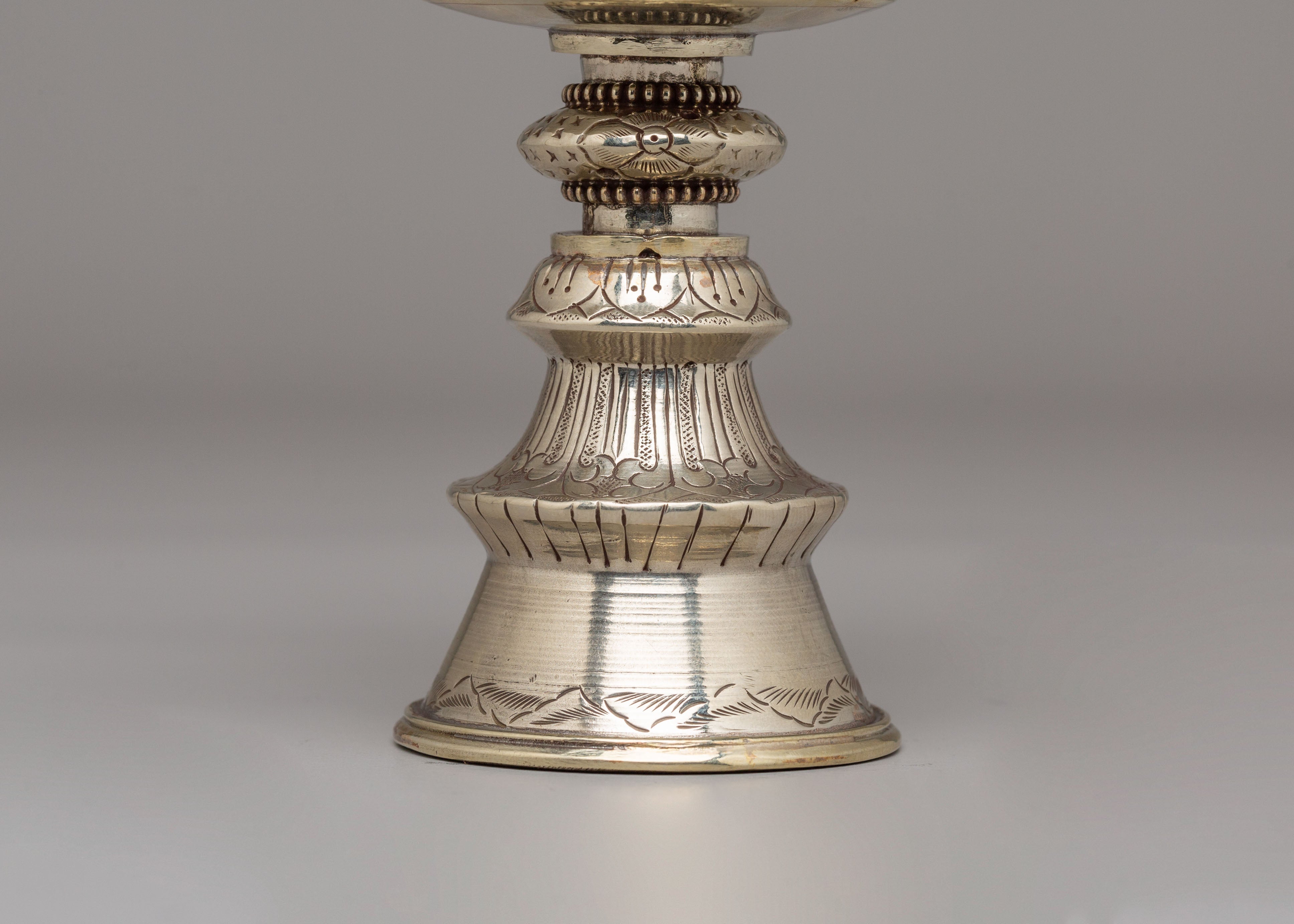 Handcrafted Vajrayana Butter Lamp | Sacred Offering Light for Altar