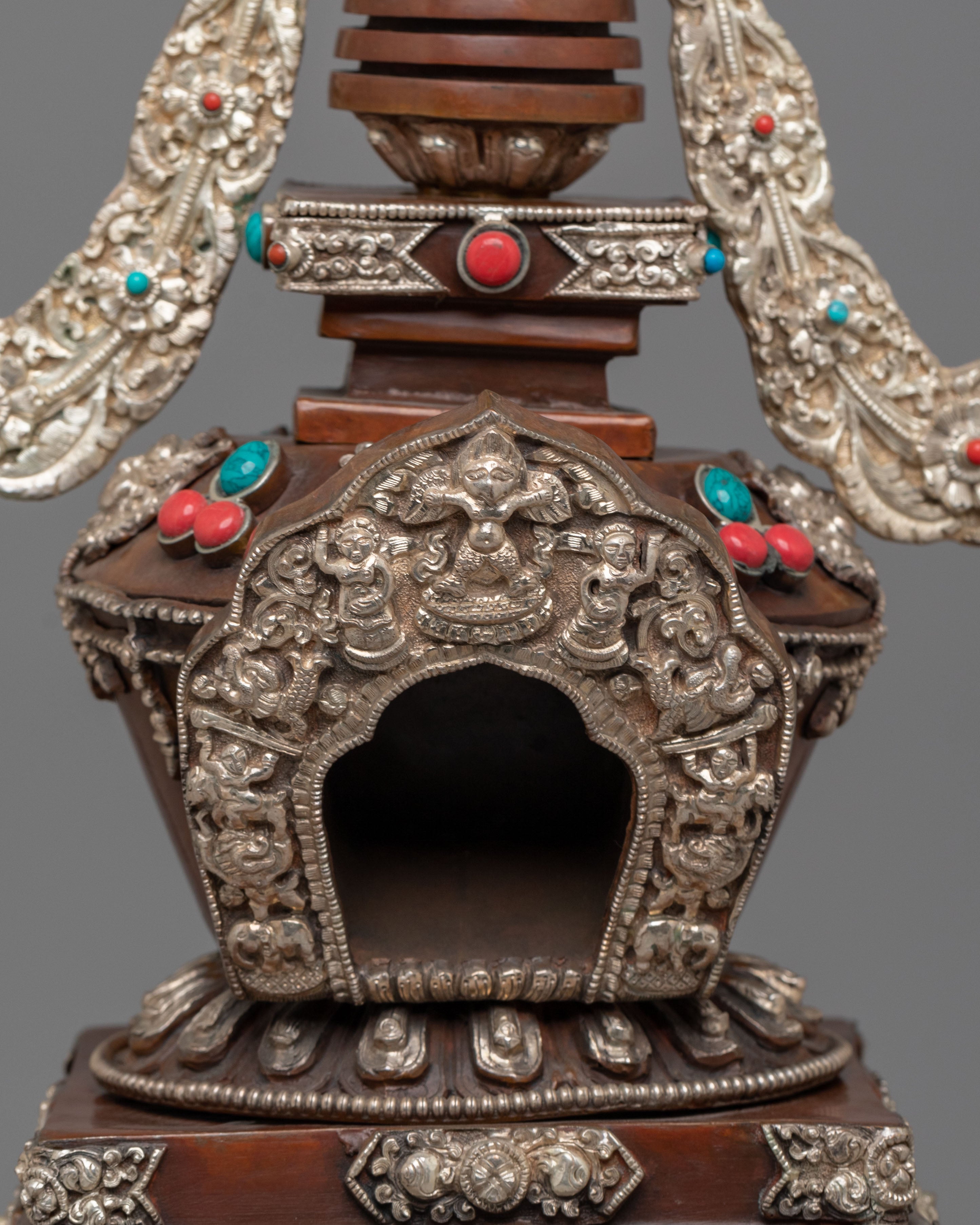 Handcrafted Traditional Tibetan Stupa | Meditation and Spiritual Practices