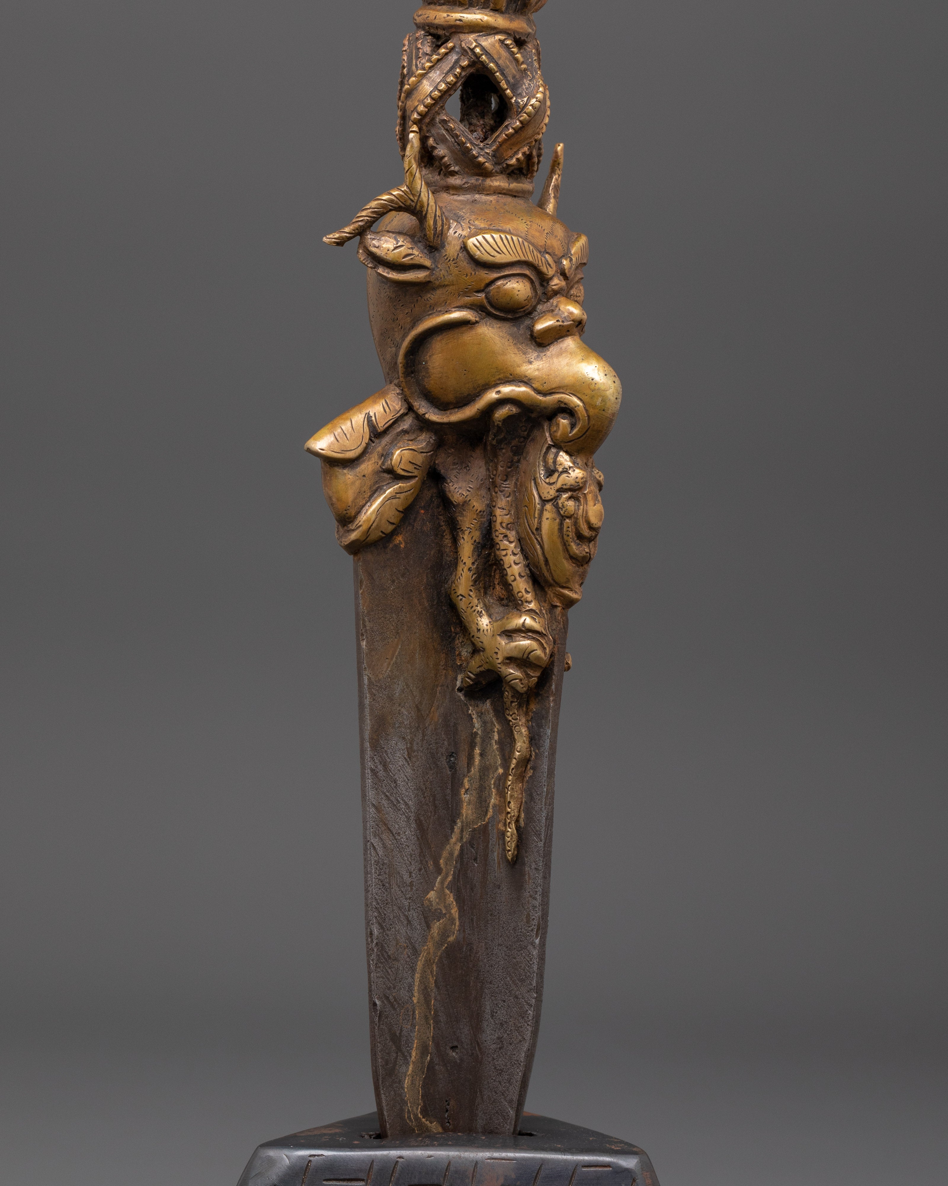 Handcrafted Bronze Phurba Dagger | Tibetan Buddhist Phurba