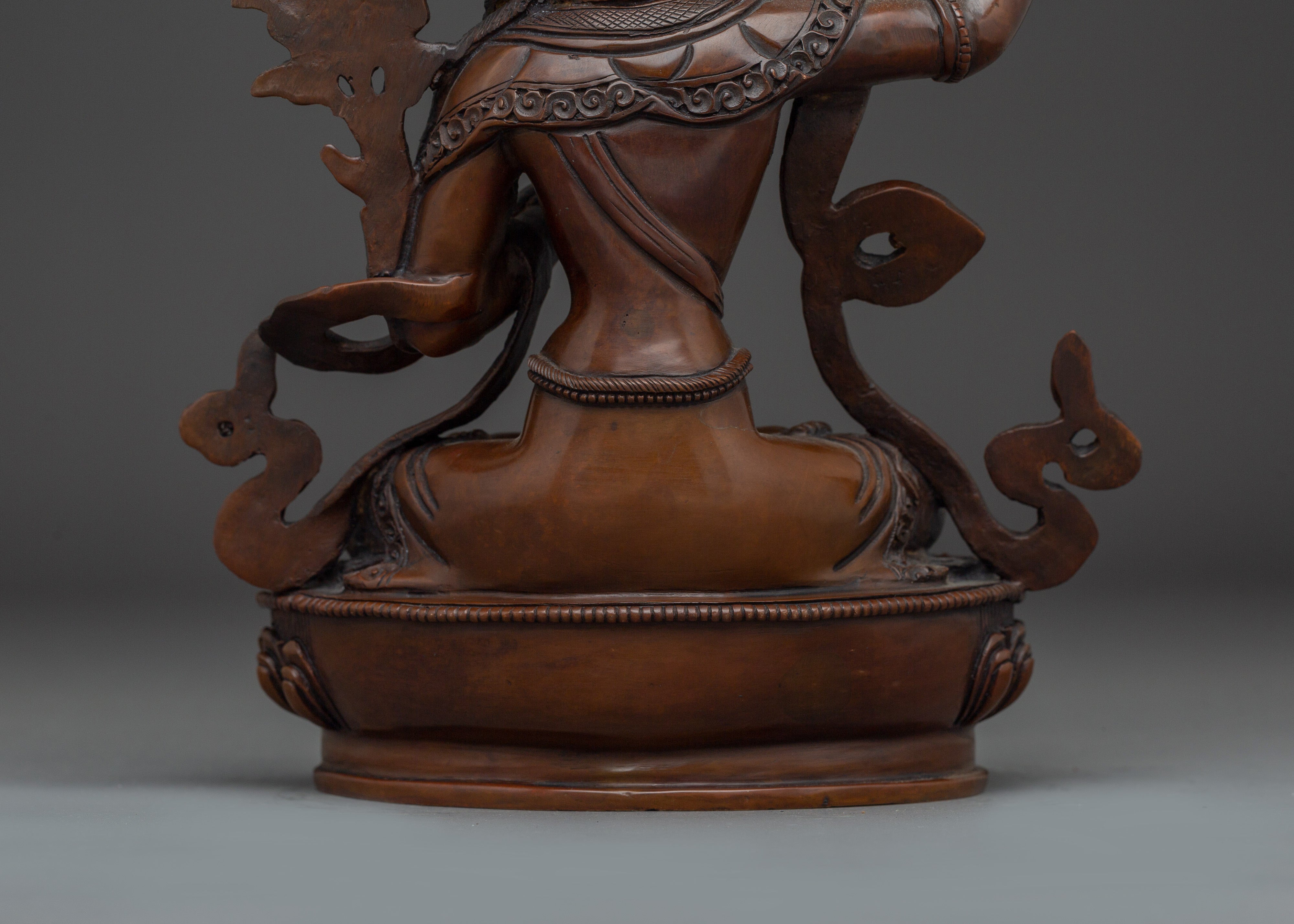 Manjushri Artwork - Embodiment of Divine Wisdom | Voice of Boundless Insight