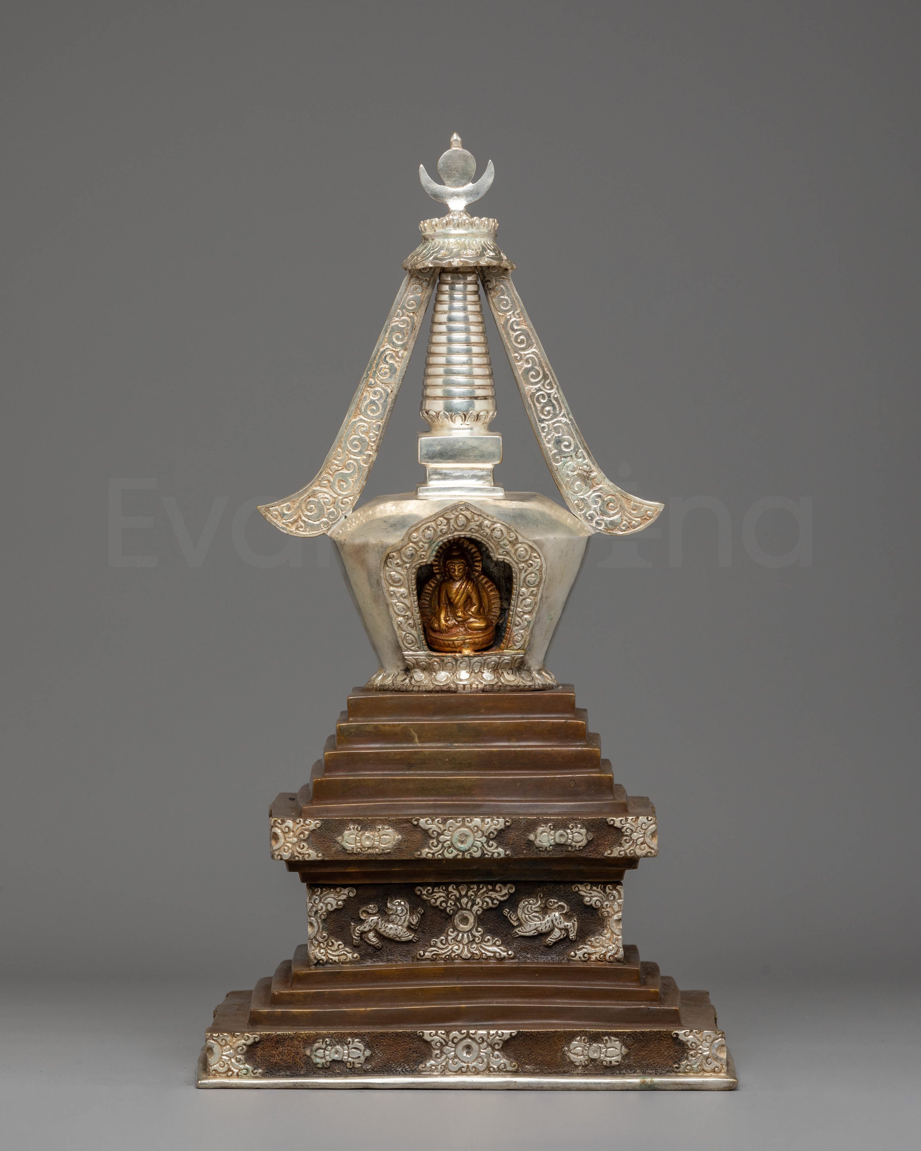 Buddhist Enlightenment Symbol Stupa