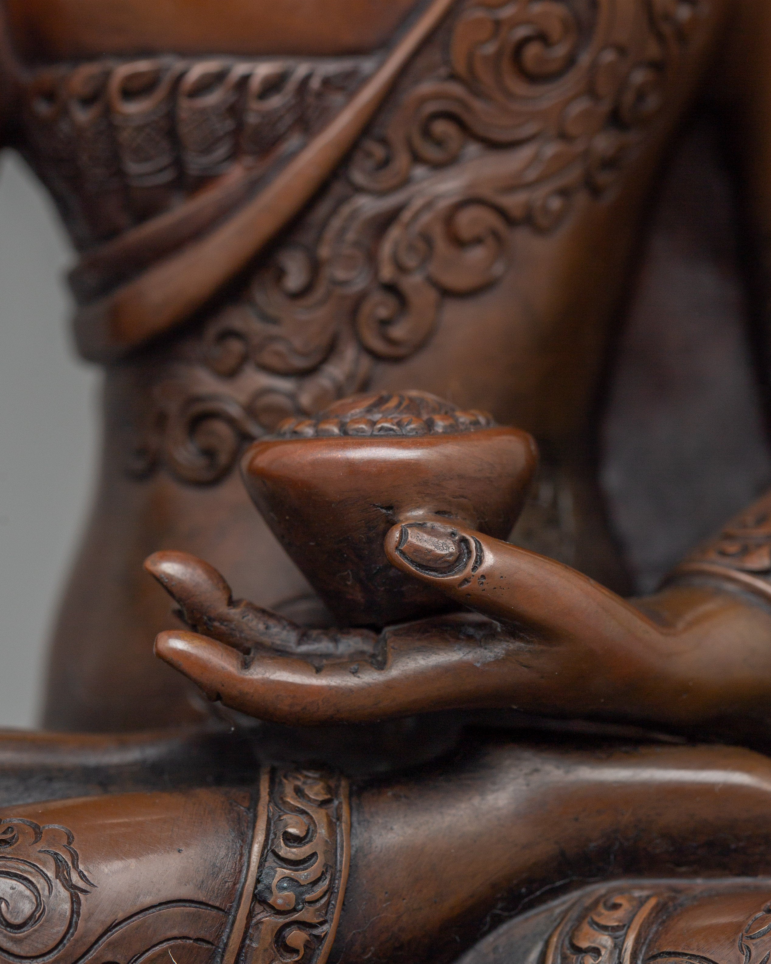 Enlightened Shakyamuni Buddha Sculpture | Buddhist Meditation Sculpture