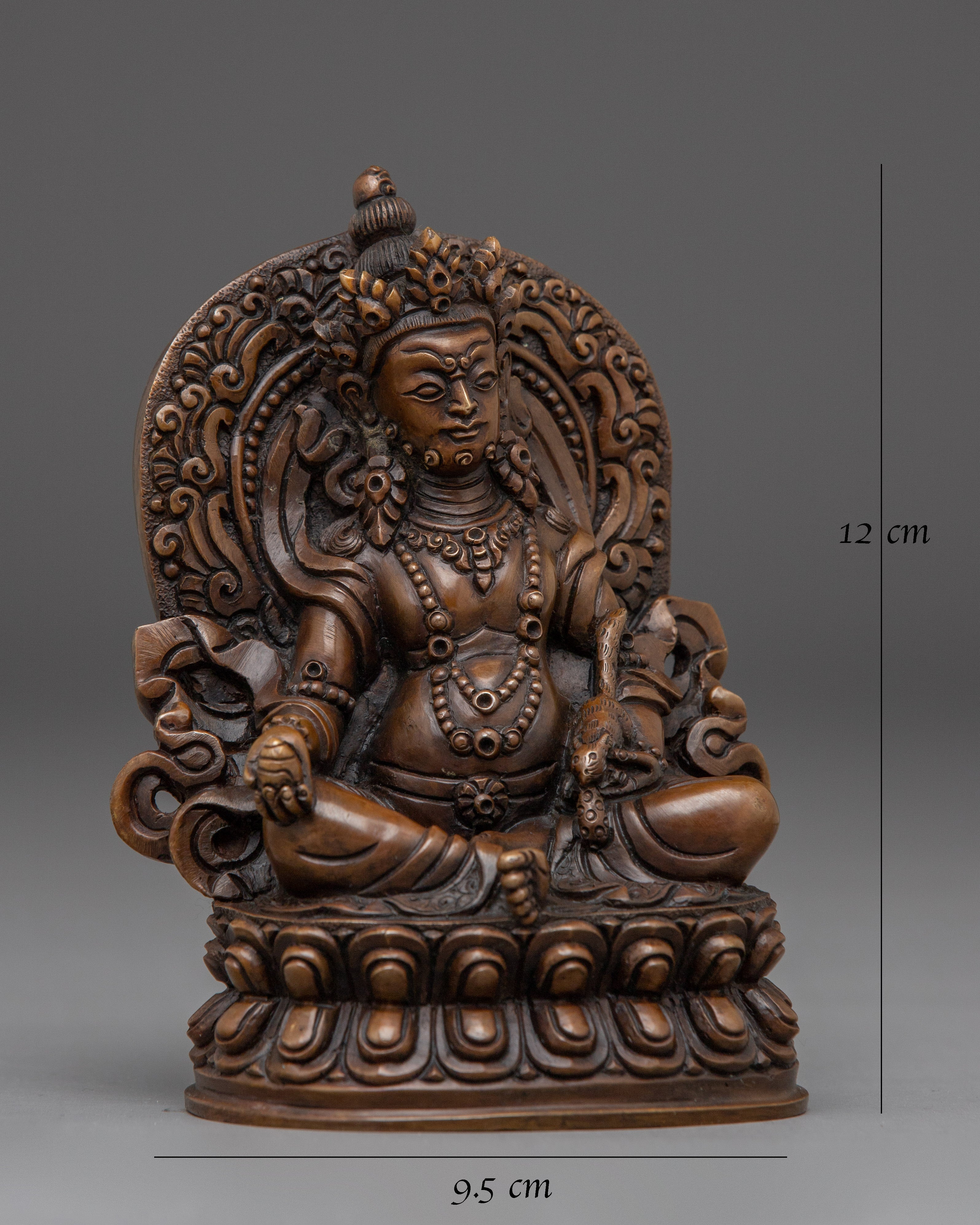Revered Buddhist Wealth Deity Dzambhala Statue 