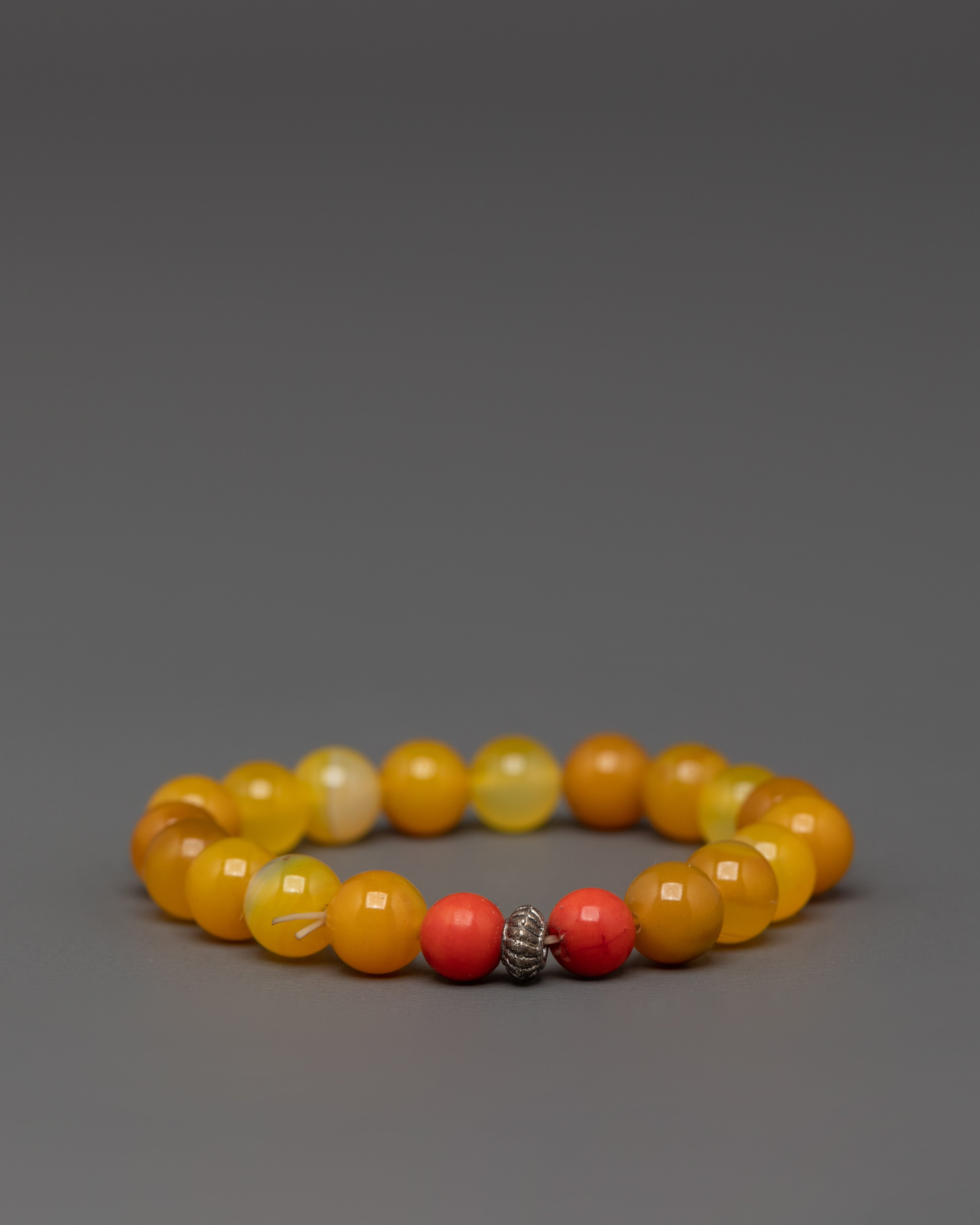 Yellow Beaded Wristband | Hand Accessories