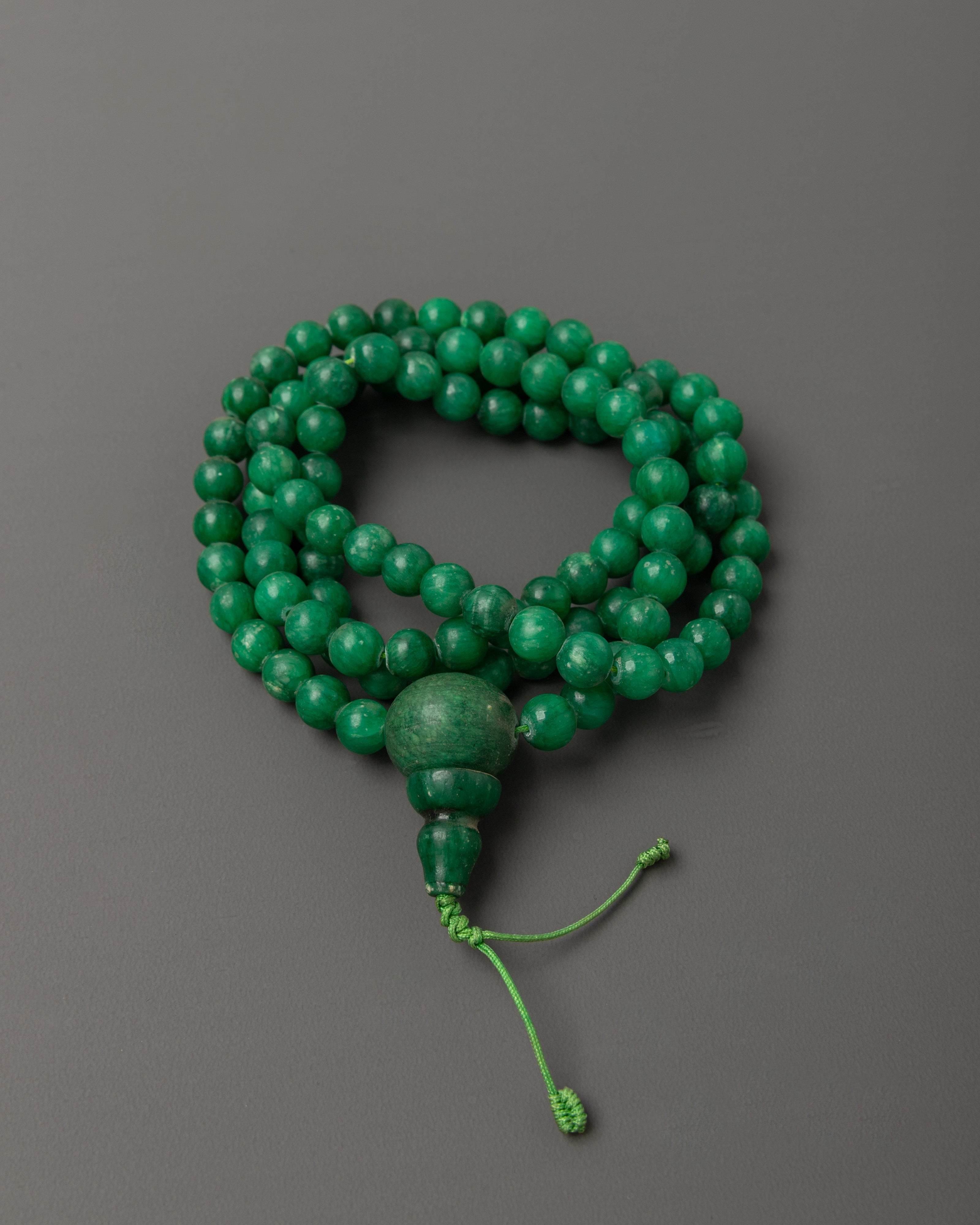 Artificial Turquoise Stone Mala | Meditation Jap Mala