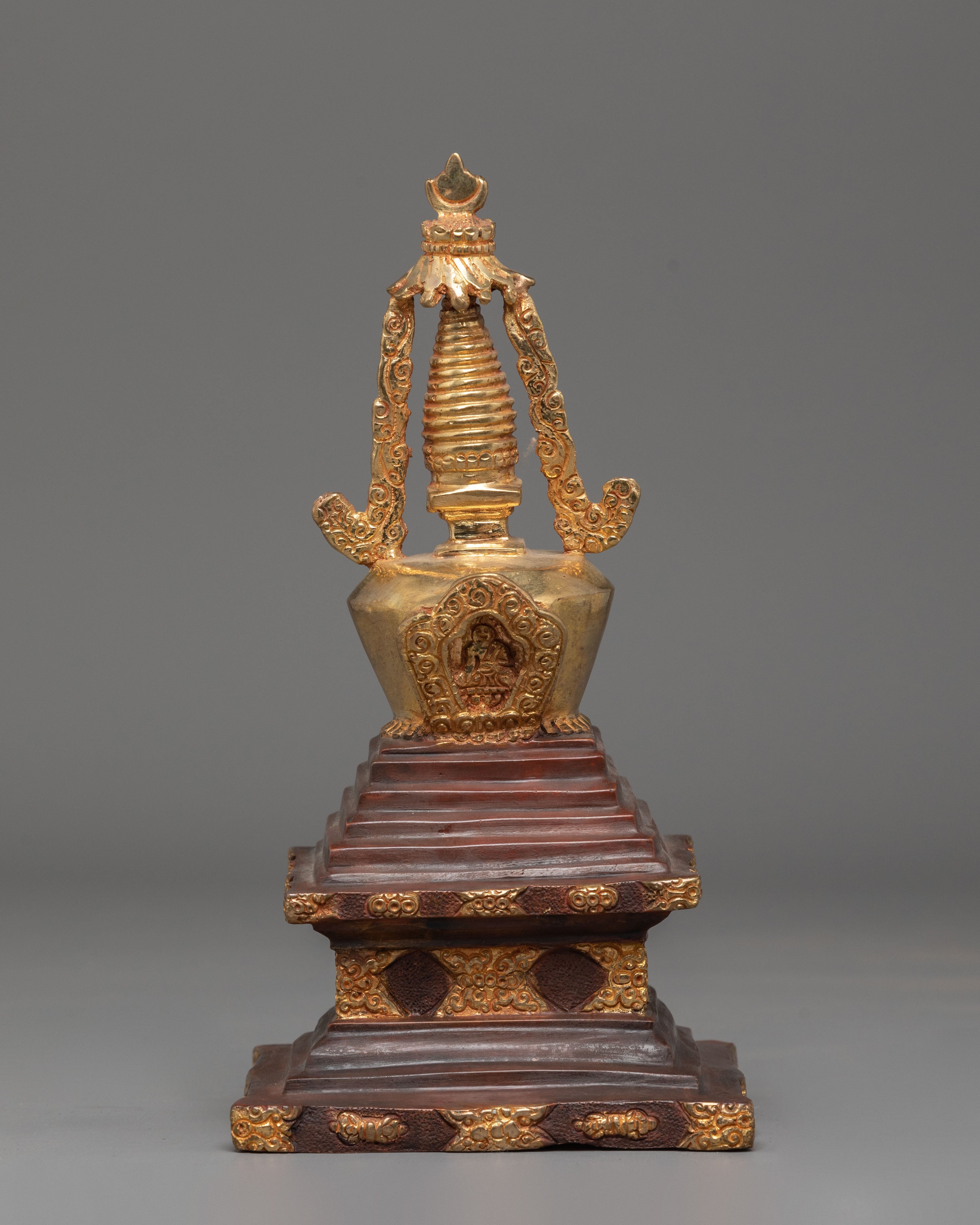 Handcrafted Himalayan Stupa Monument