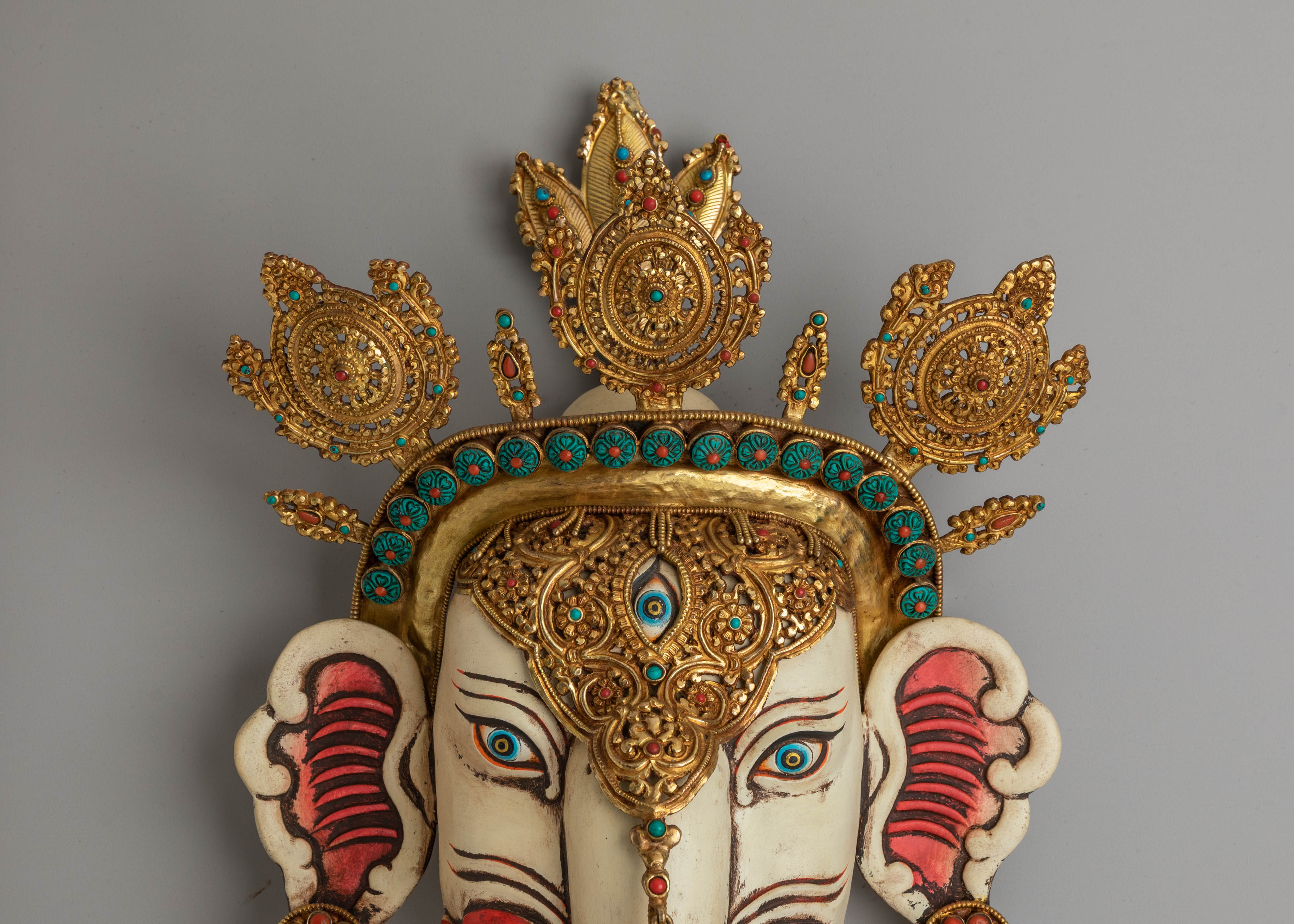 Buddhist Handcrafted Wall Hanging | Tibetan Decor Art