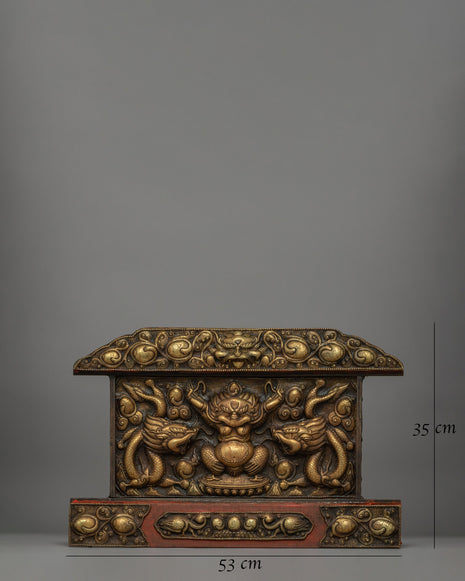 Wooden Garuda Wall Hanging | Perfect for Hindu and Buddhist Altars
