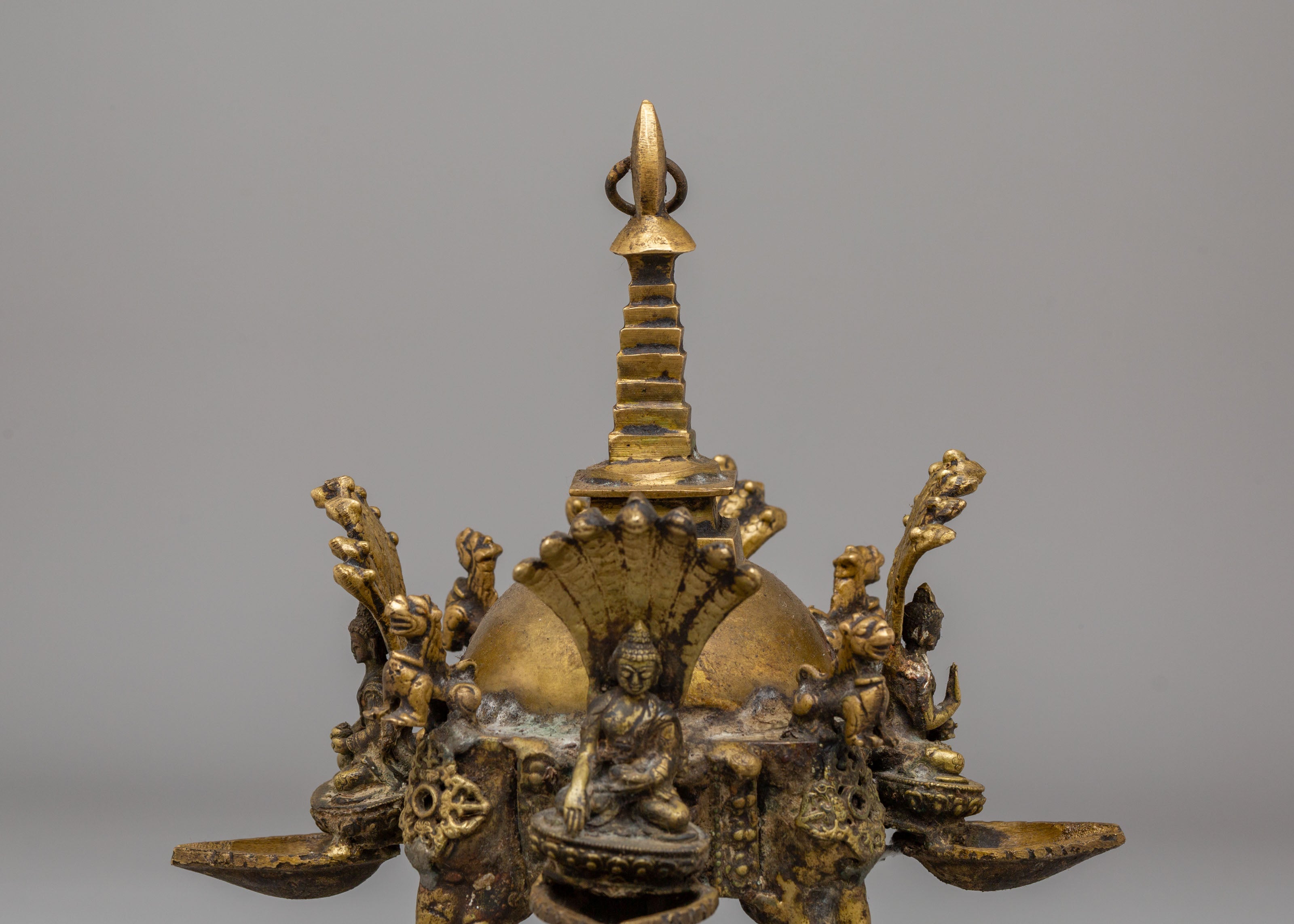 Five Dhyani Buddha Hanging Stupa Dalucha | Symbol of Spiritual Awakening