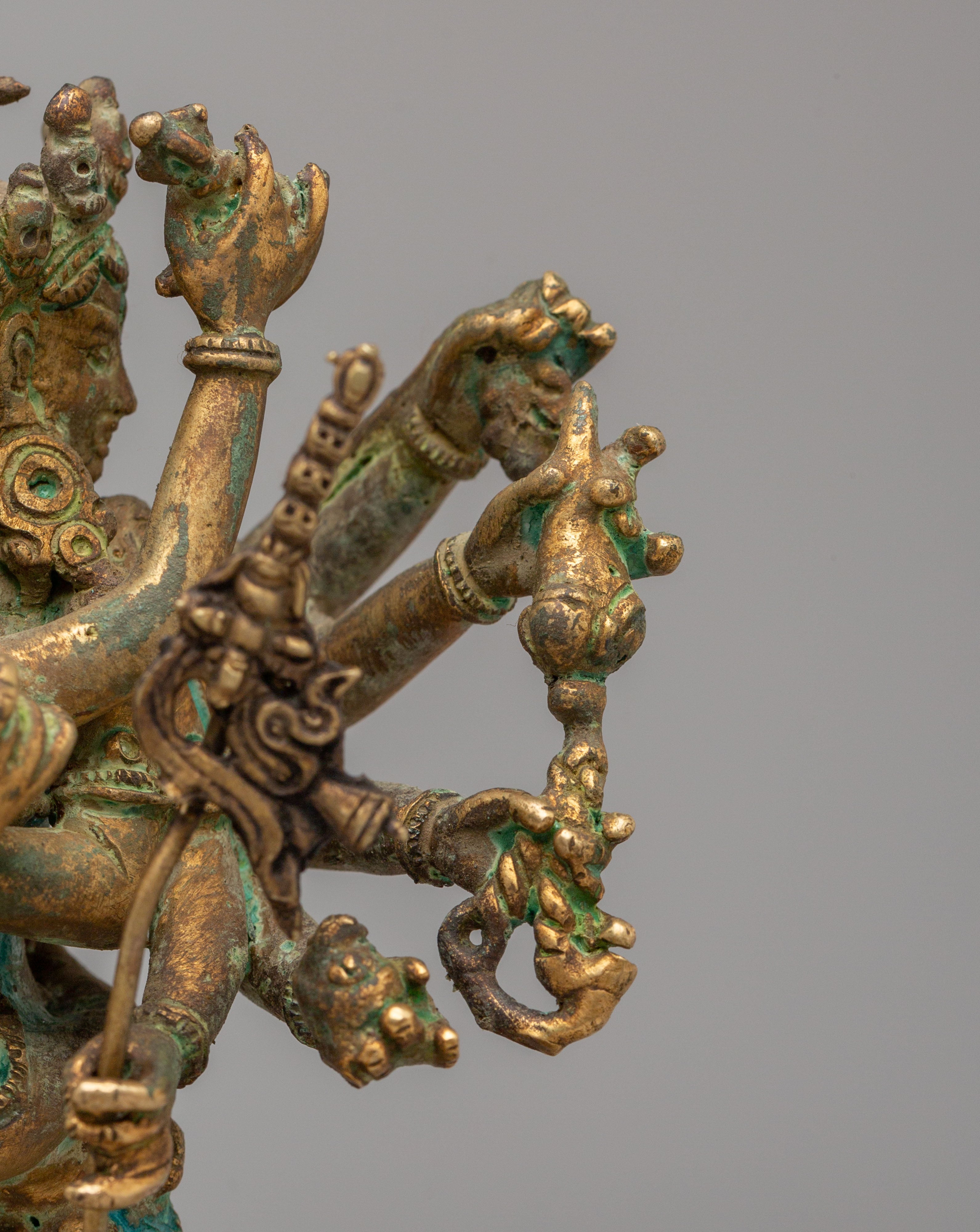 Handcrafted Chakrasamvara Figurine | Vajrayana Deity