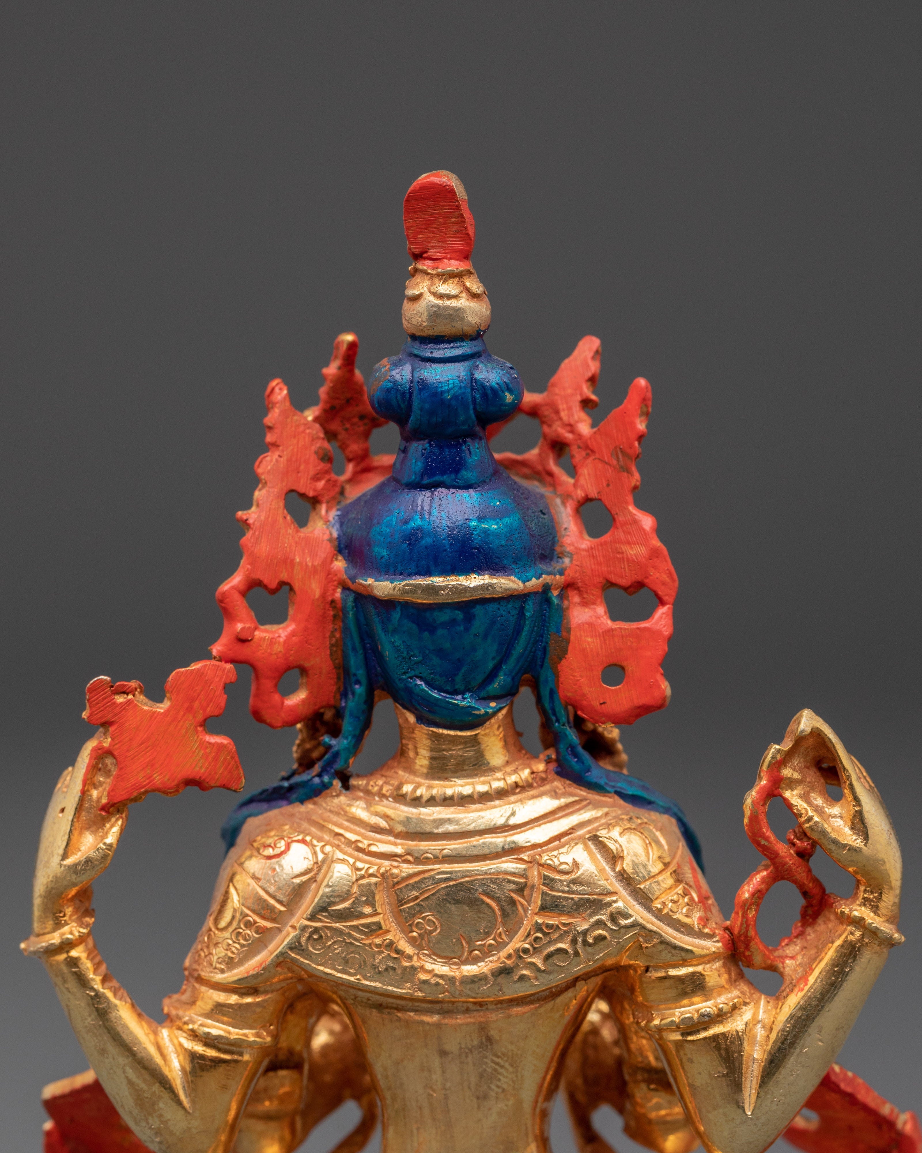 Four Armed Bodhisattva Chenrezig Statue | Tibetan Buddhist Deity of Compassion