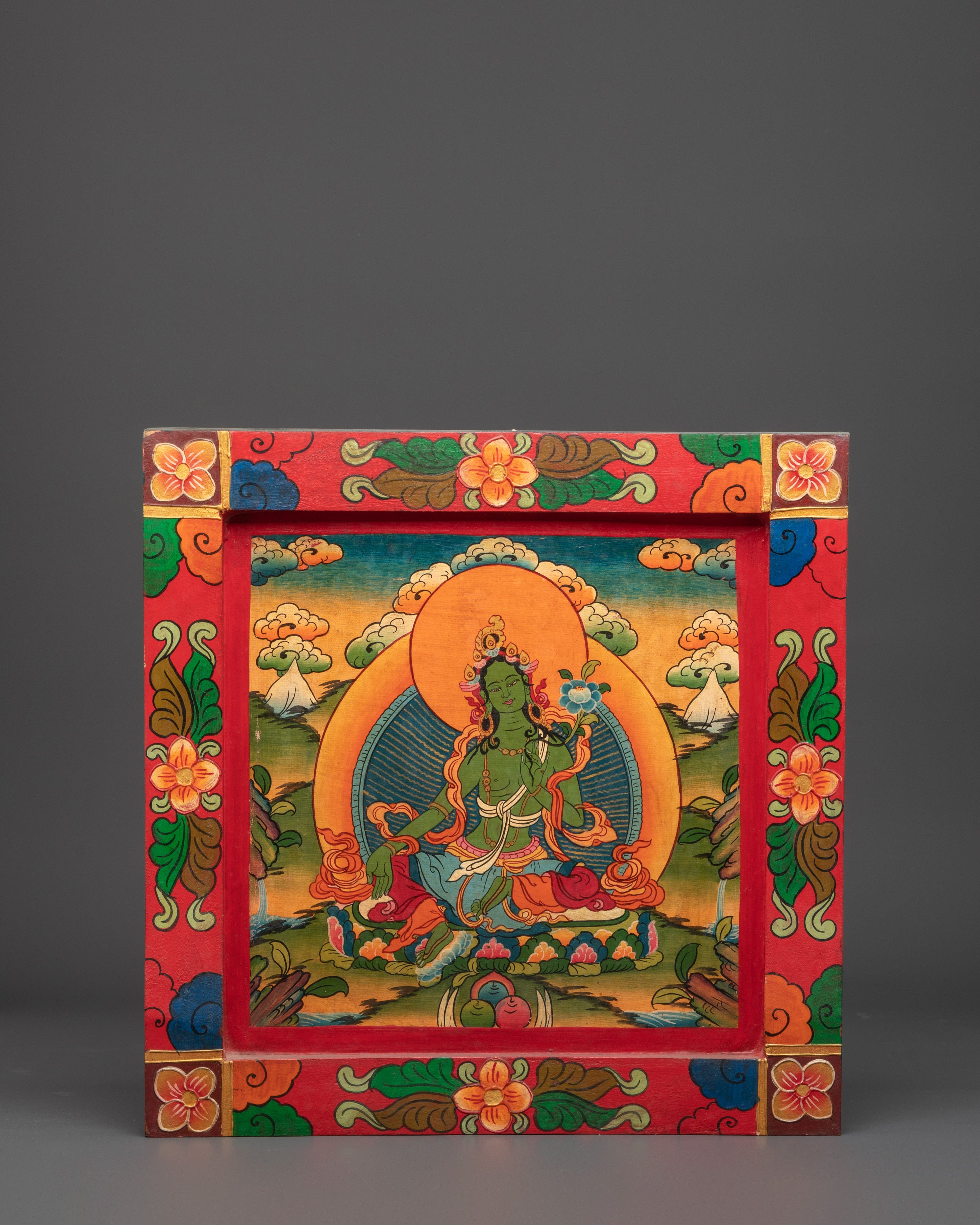 Tibetan Green Tara Wall Hanging
