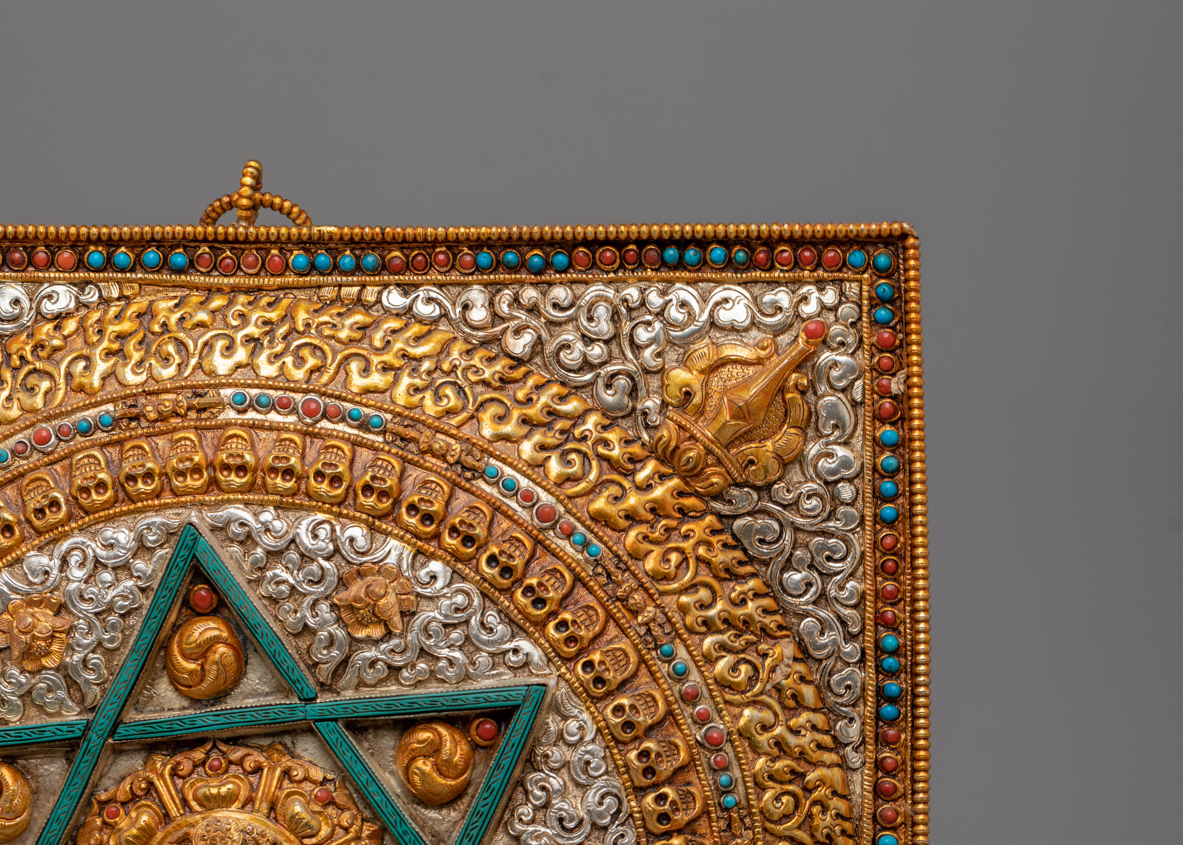 Handcrafted Wall Hanging Buddhist Mandala | Sacred Artwork for Spiritual Spaces