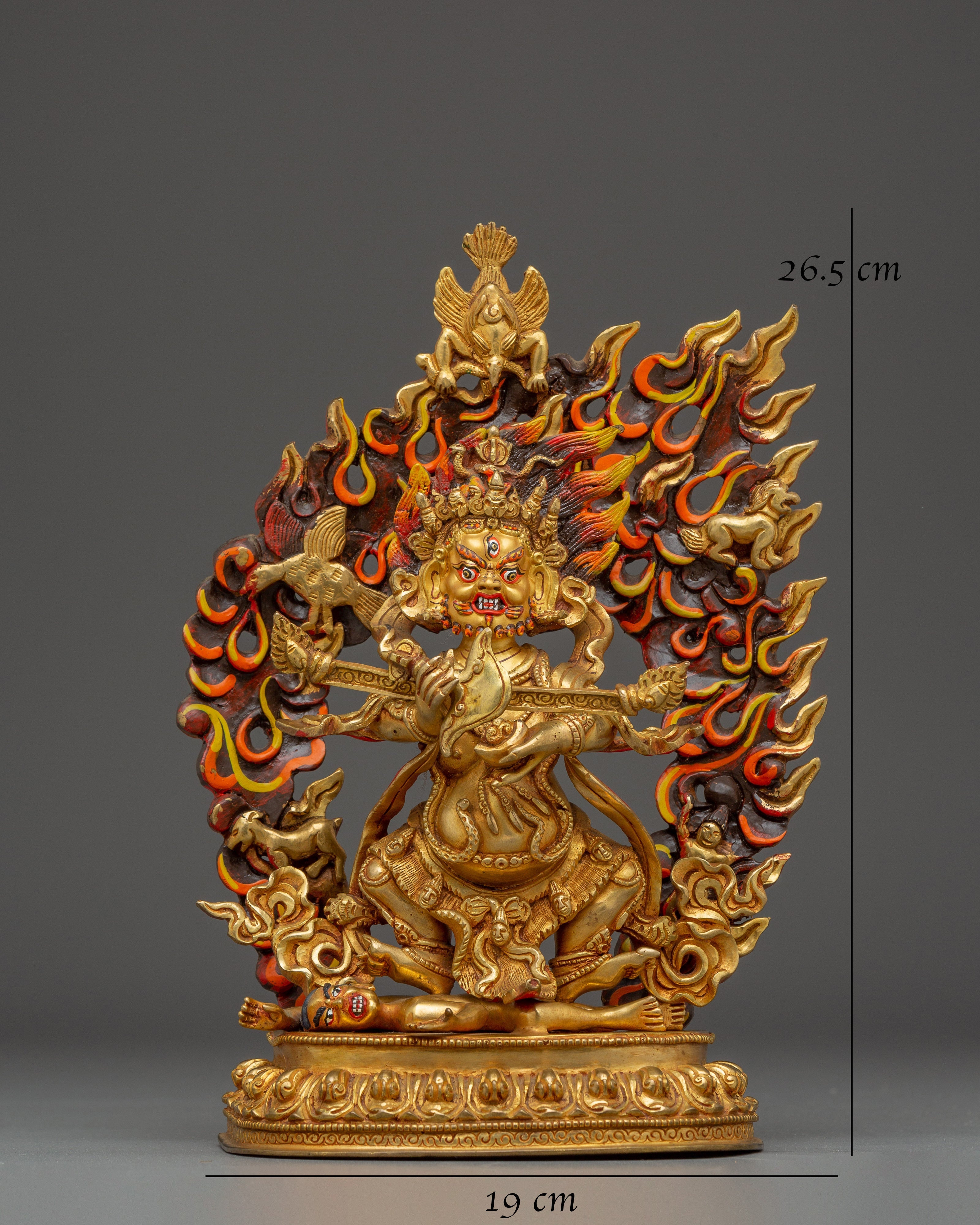Sacred Statue of Sakya Mahakala | Tibetan Buddhist Dharma Protector