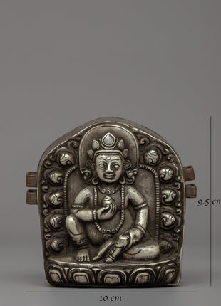 Sacred Dzambhala Ghau Box | Buddhist Artifact for Prosperity and Protection