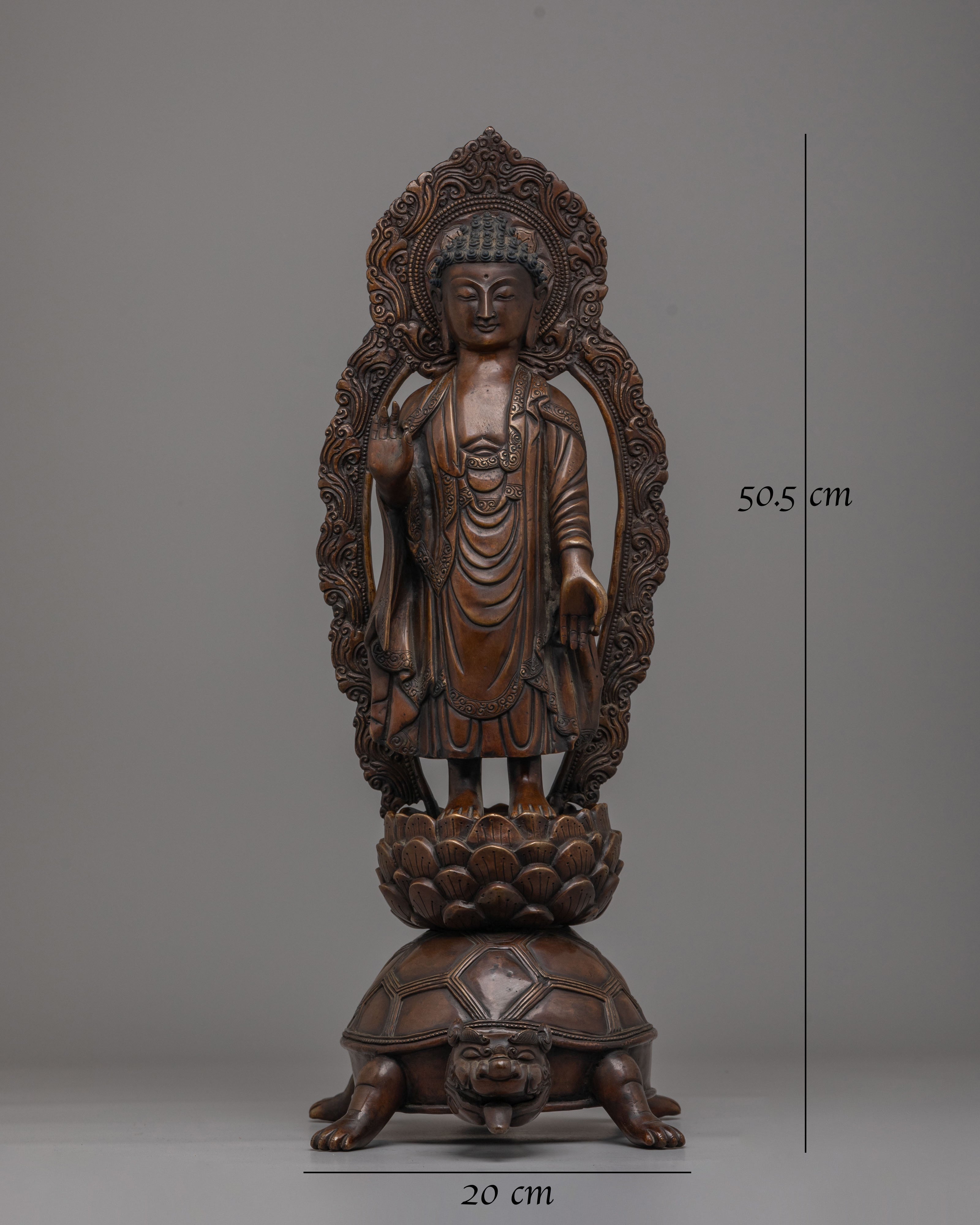 Tibetan Dipankara Buddha Statue | Statue for Home Altar and Meditation Space