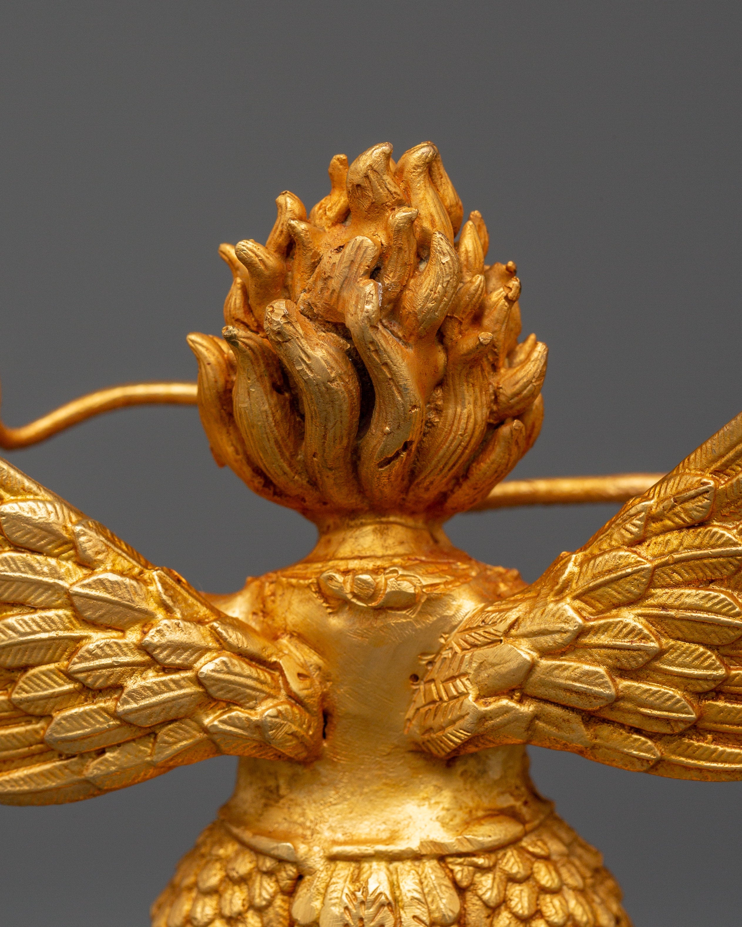 Garuda Tibetan Mythical Protector Deity Figurine - Decor for Protection & Sacred Energy