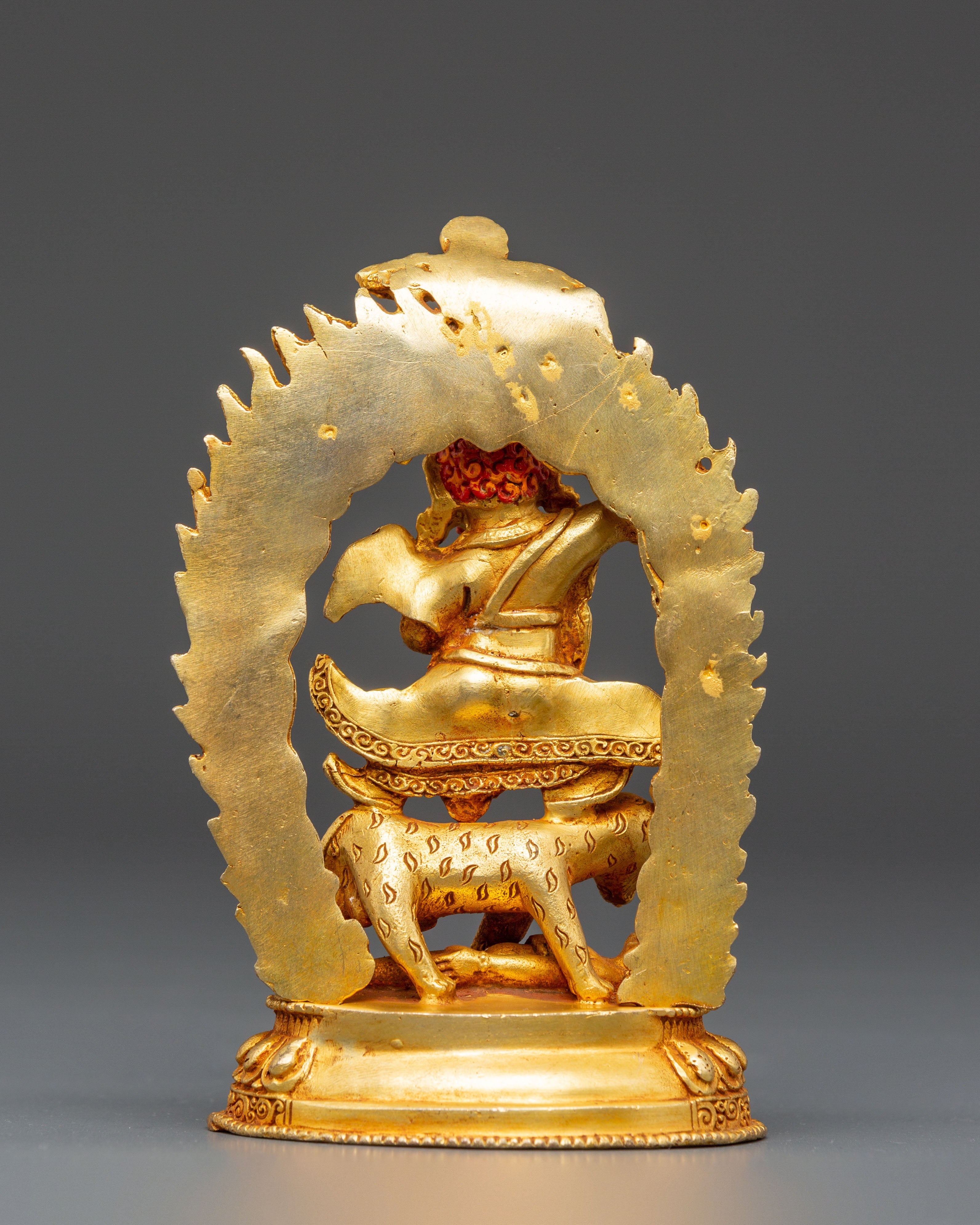 Golden Dorje Drolo Statue | Fierce Protector of the Dharma
