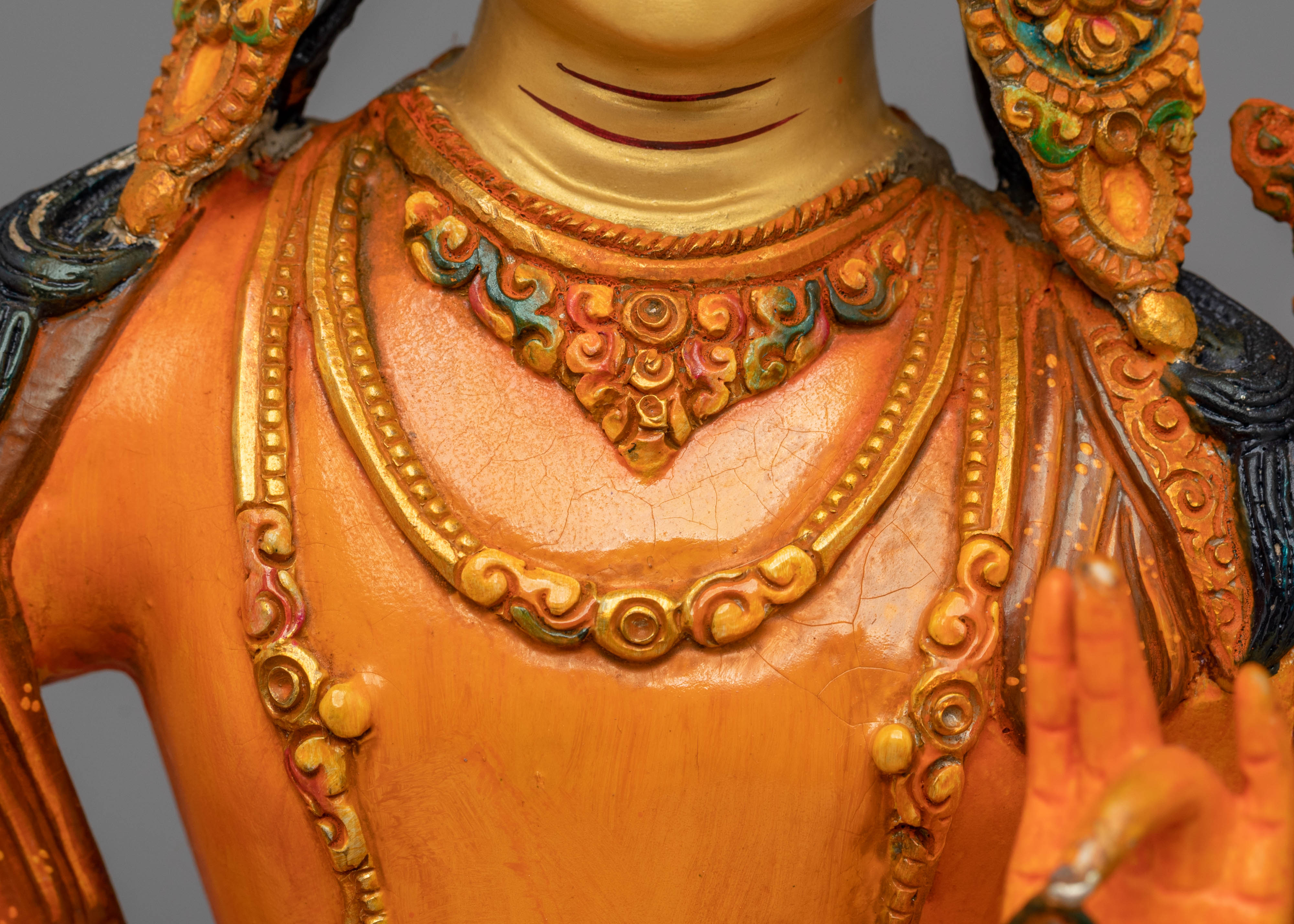 Manjushri Statue with Flaming Sword | Bodhisattva of Wisdom and Knowledge