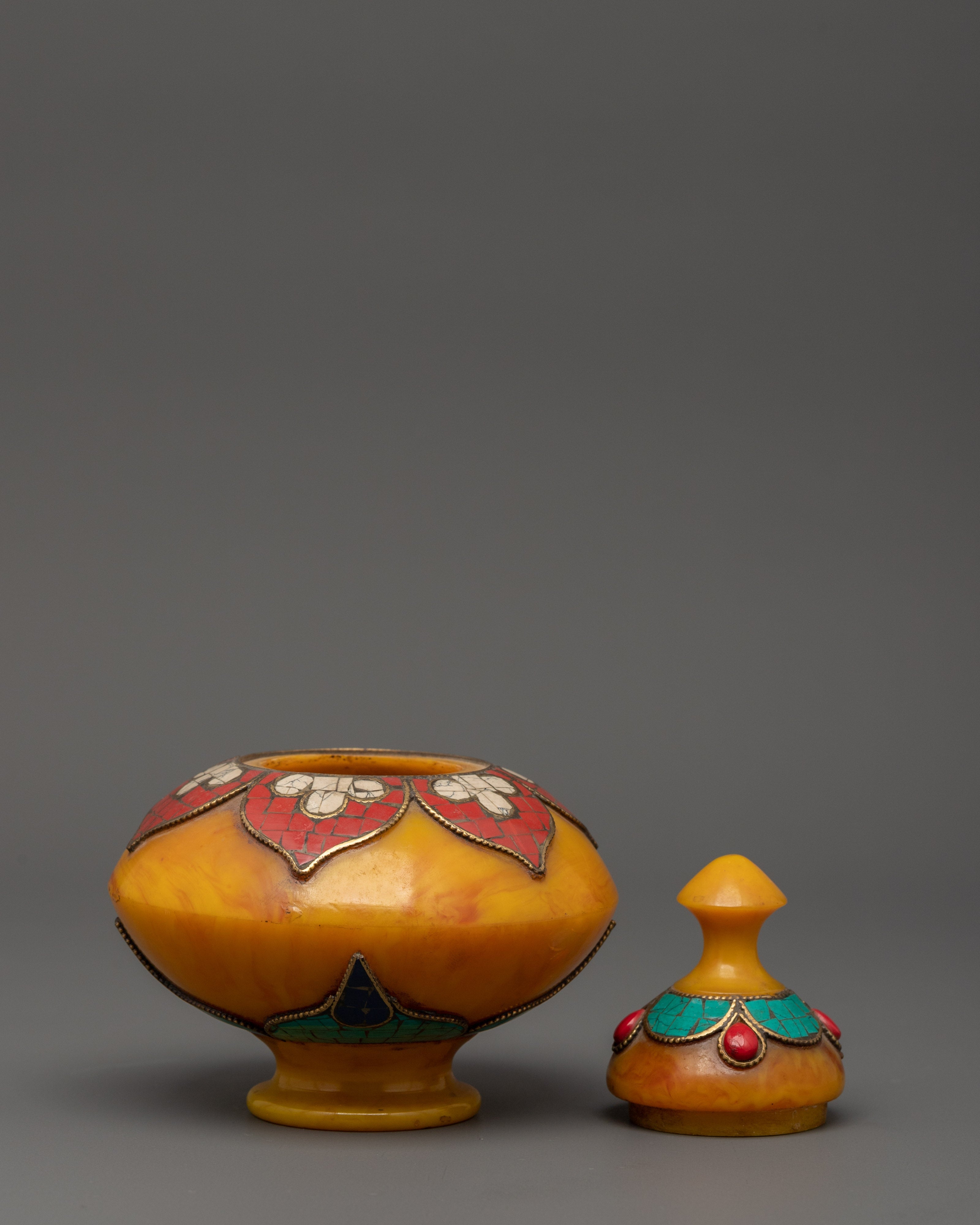 Handcrafted Ritual Offering Pot | Spiritual Rice Pot for Altar and Sacred Spaces