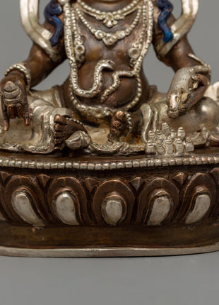 Deity Dzambhala Sculpture | The Divine Wealth Deity