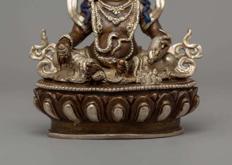 Deity Dzambhala Sculpture | The Divine Wealth Deity