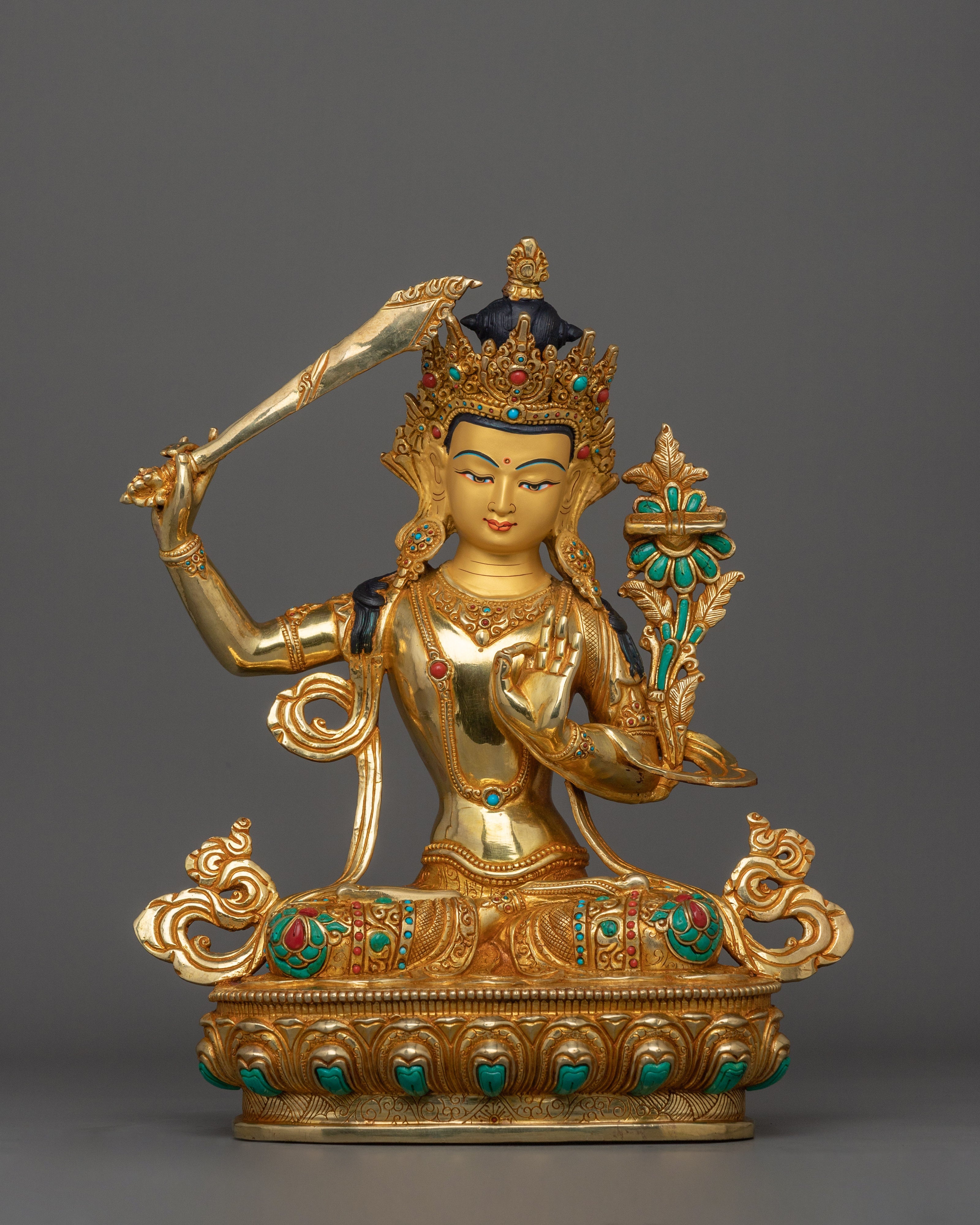 manjushri-wisdom-bodhisattva-statue
