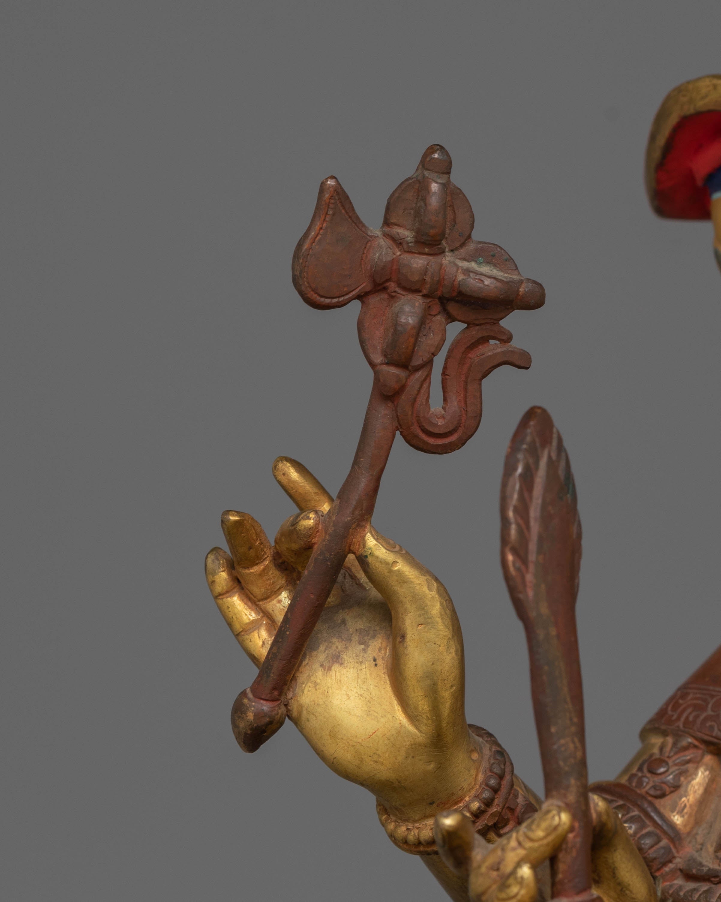 Handcrafted Pehar Gyalpo Figurine | Tibetan Protector