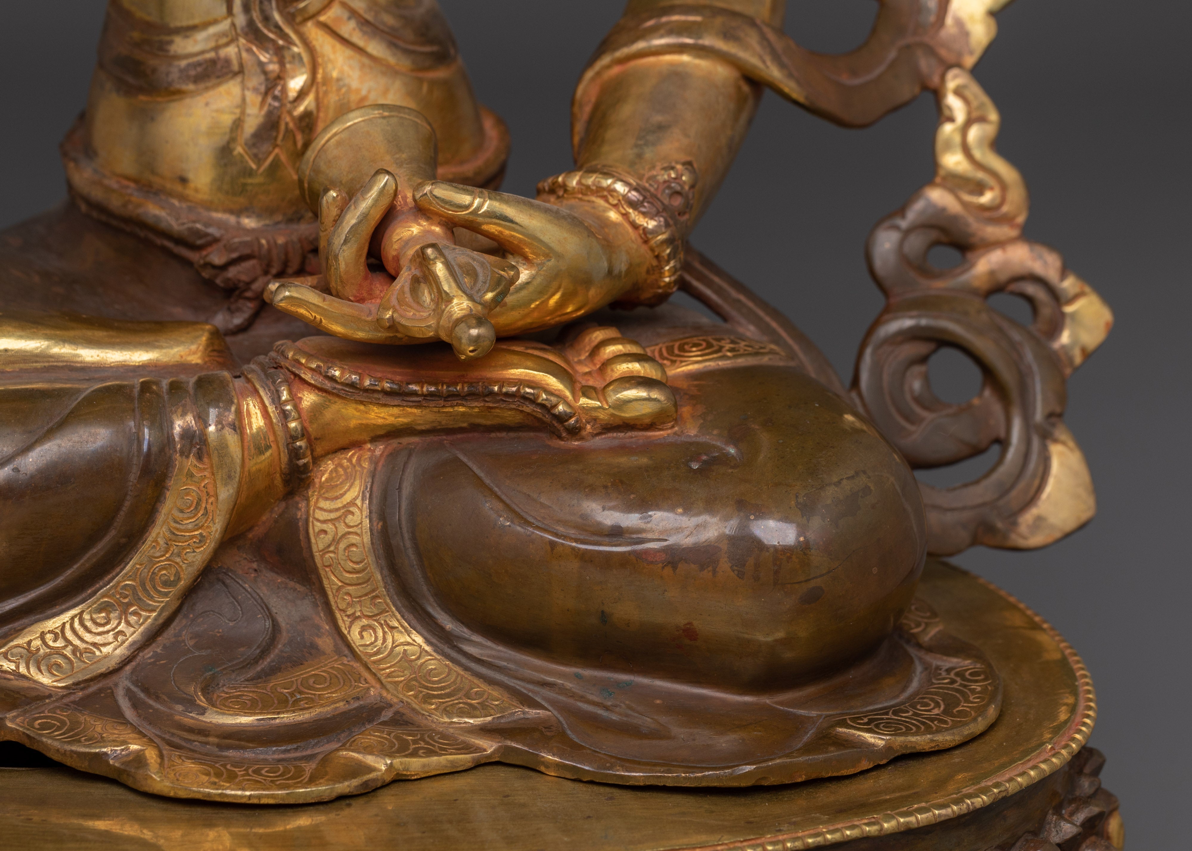 Tibetan Buddhist Purifier Deity vajrasattva Art | Dorje Sempa Sculpture