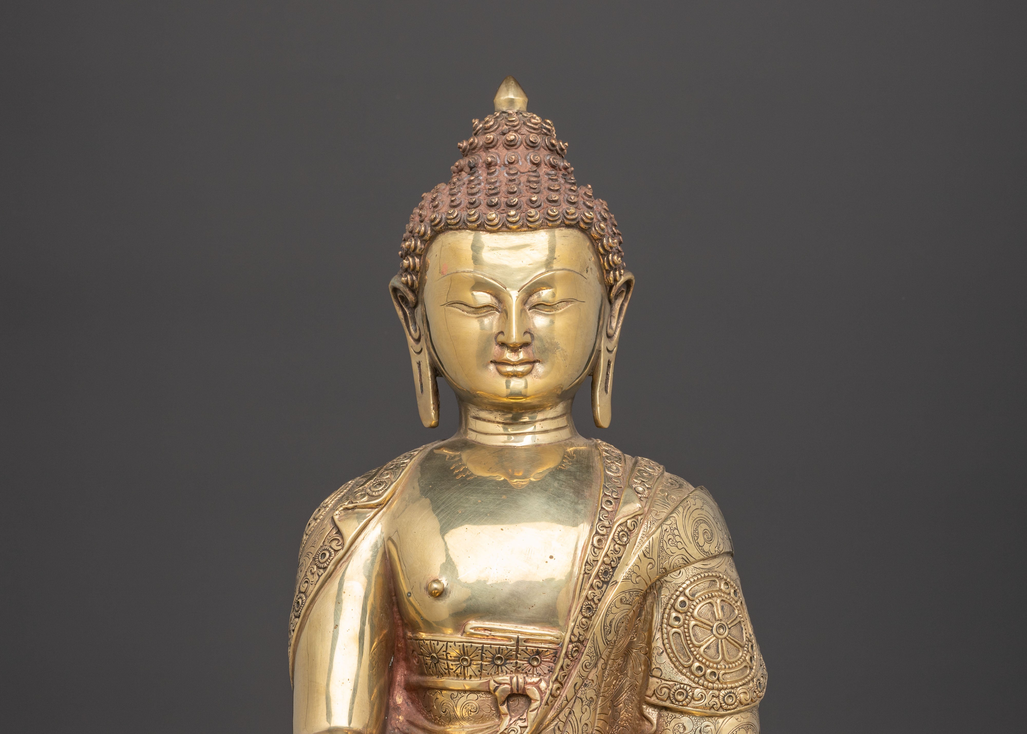 Tibetan Three Buddha Statue Set | Medicine Buddha, Shakyamuni Buddha & Amitabha Buddha