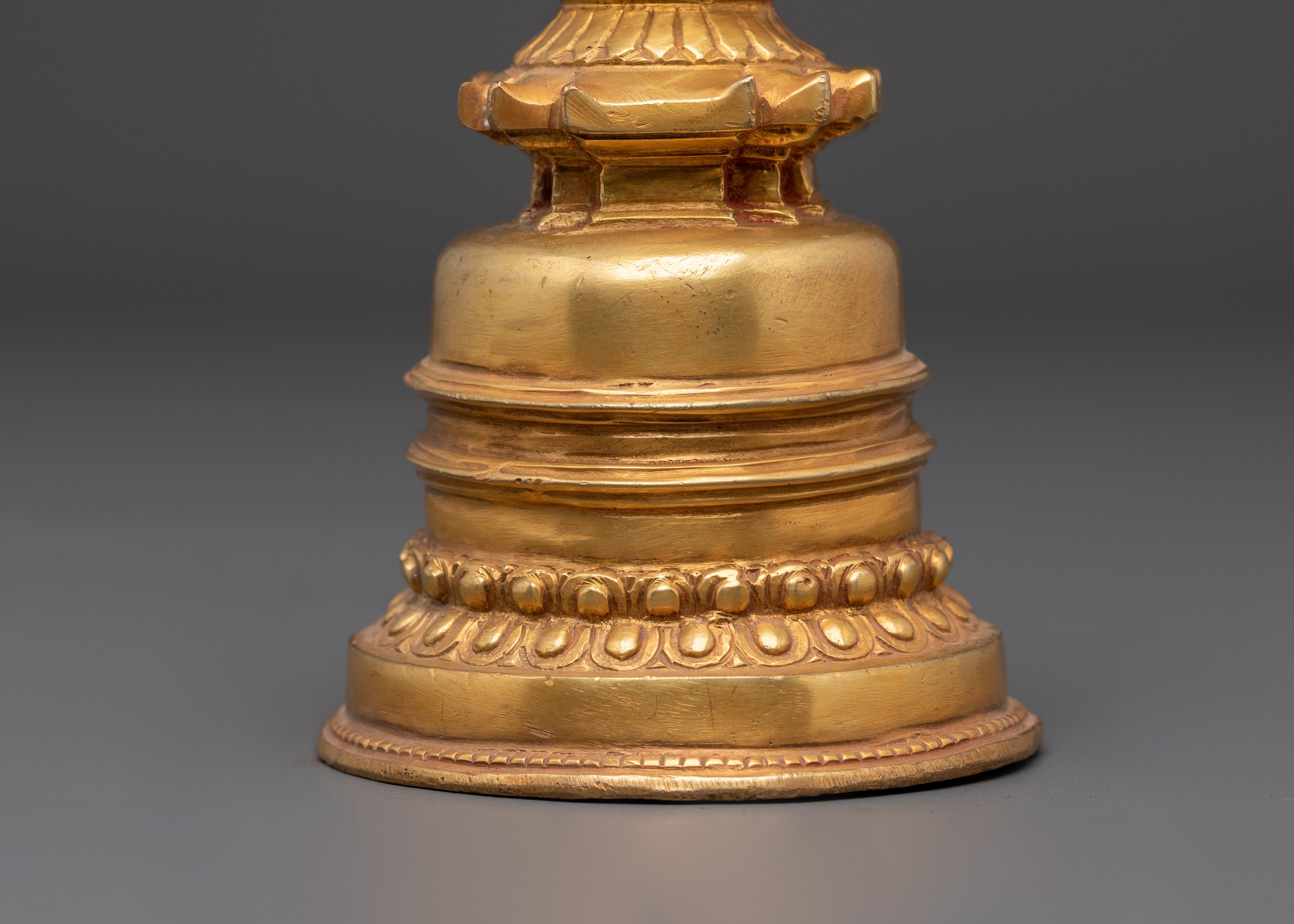 Sacred Tibetan Altar Stupa | Handcrafted Buddhist Spiritual Art