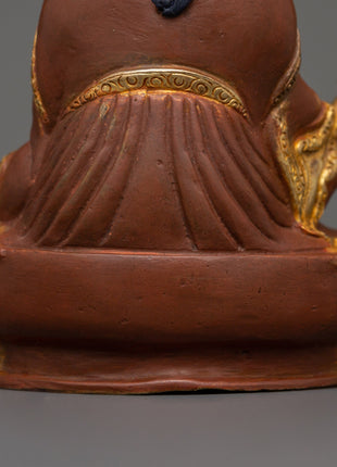 Tibetan Copper Padmasambhava Figure | Spiritual Power &amp; Protection