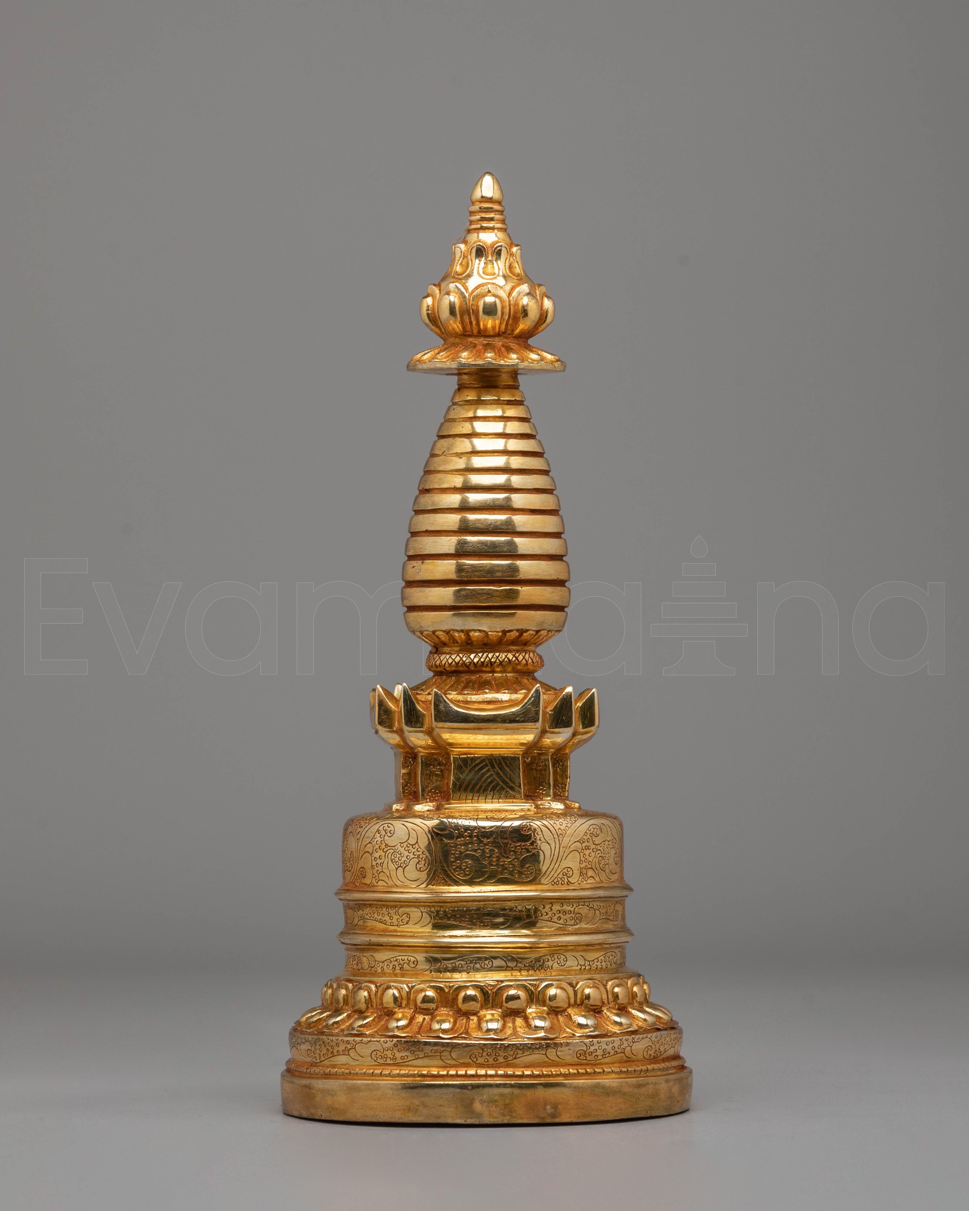Sacred Handcrafted Stupa for Ritual Use