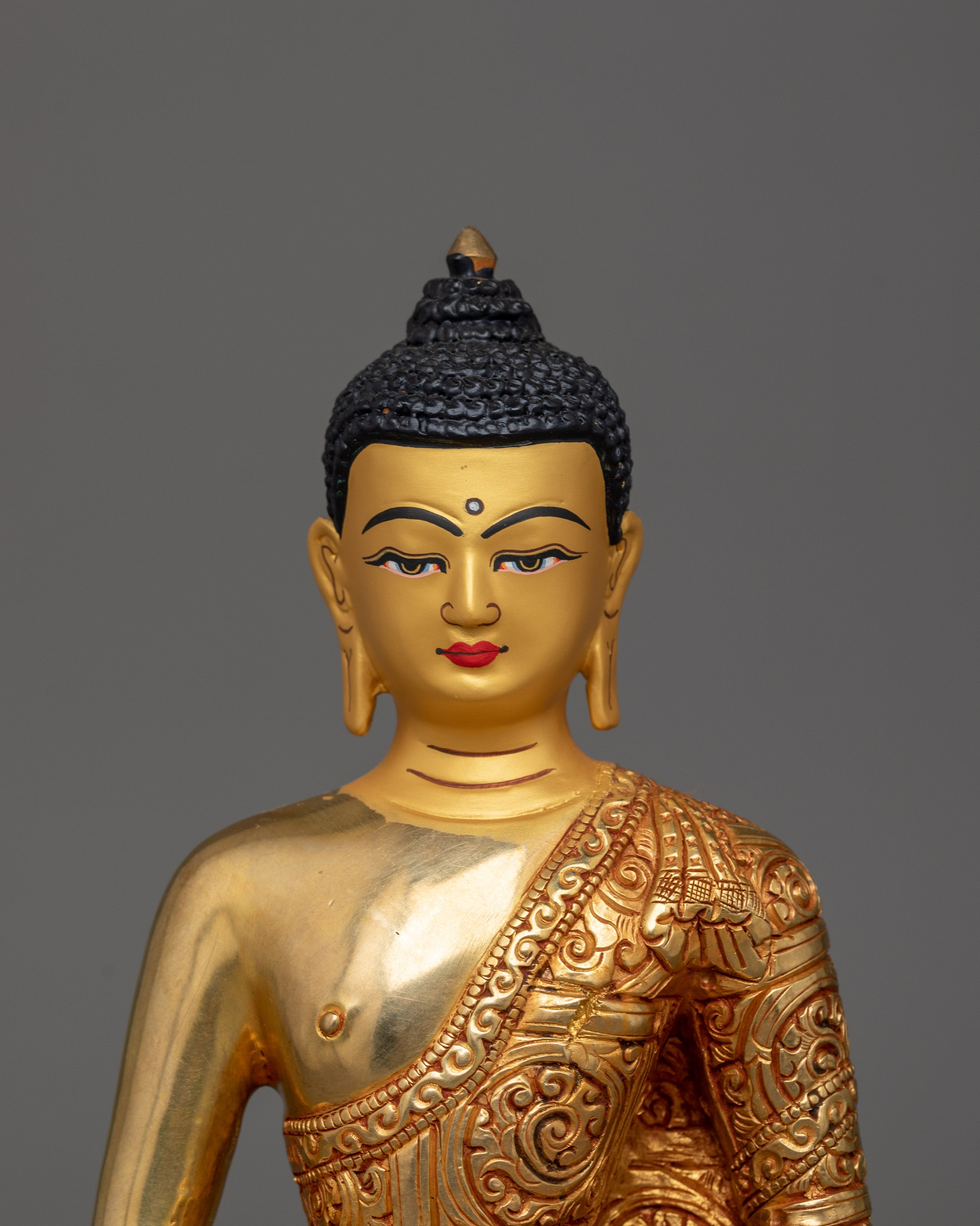 Handcrafted Statue of Buddha Amitabha | Buddha of Infinite Light and Spiritual Awakening