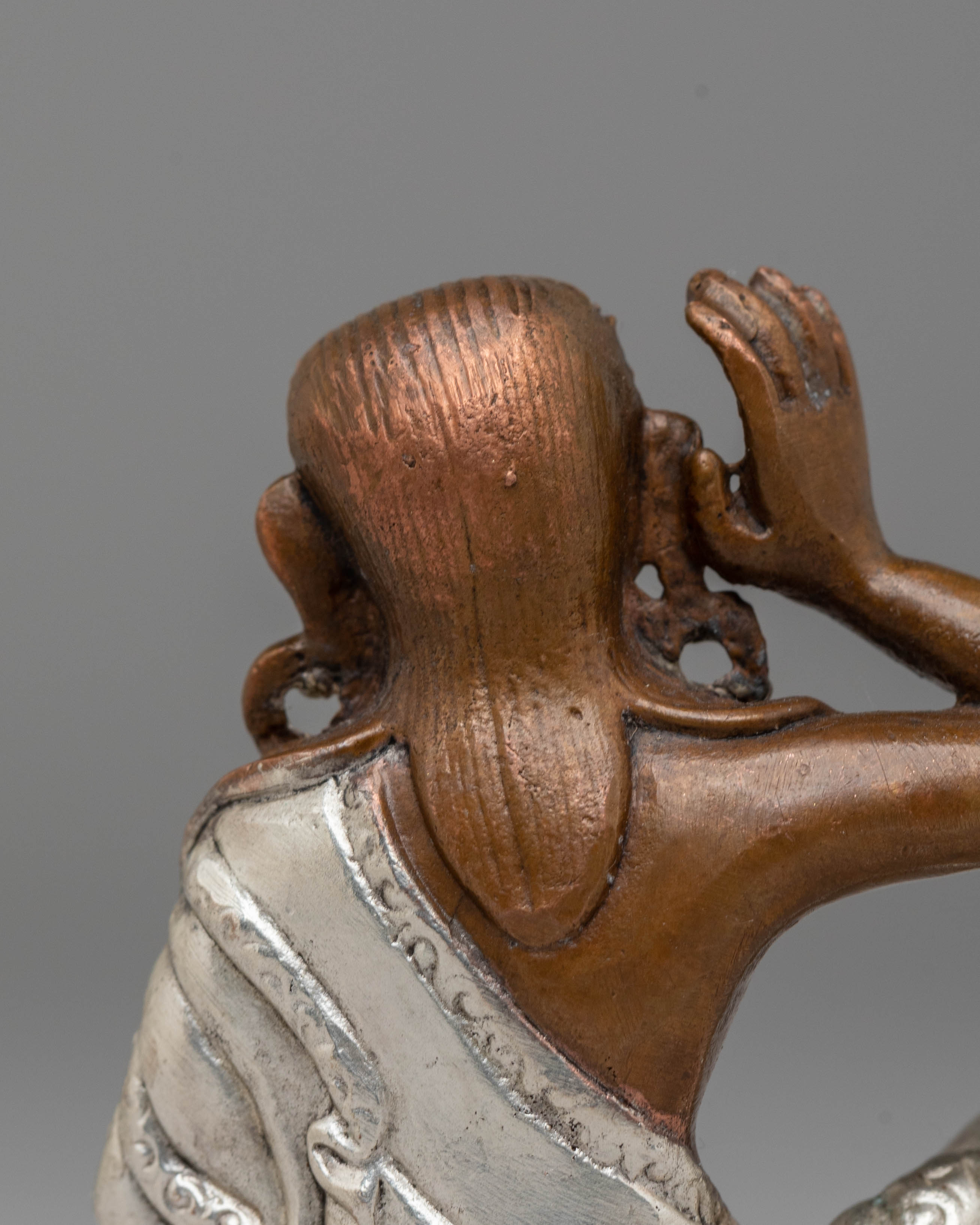 Buddhist Milarepa Handmade Statue | Tibetan Yogi Statue for Altar