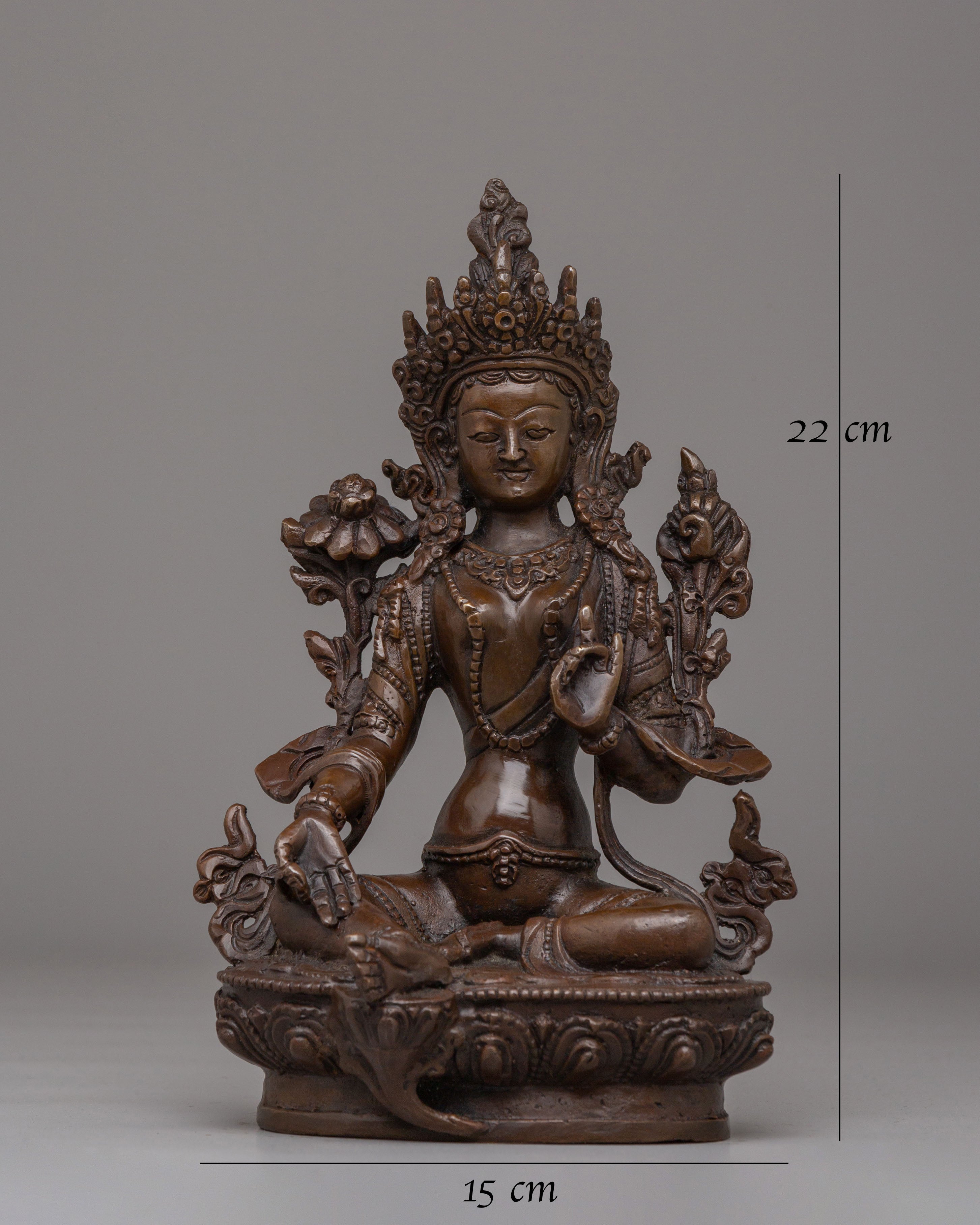 Tibetan Handmade Shyama Tara Statue | Mother of All Buddhas
