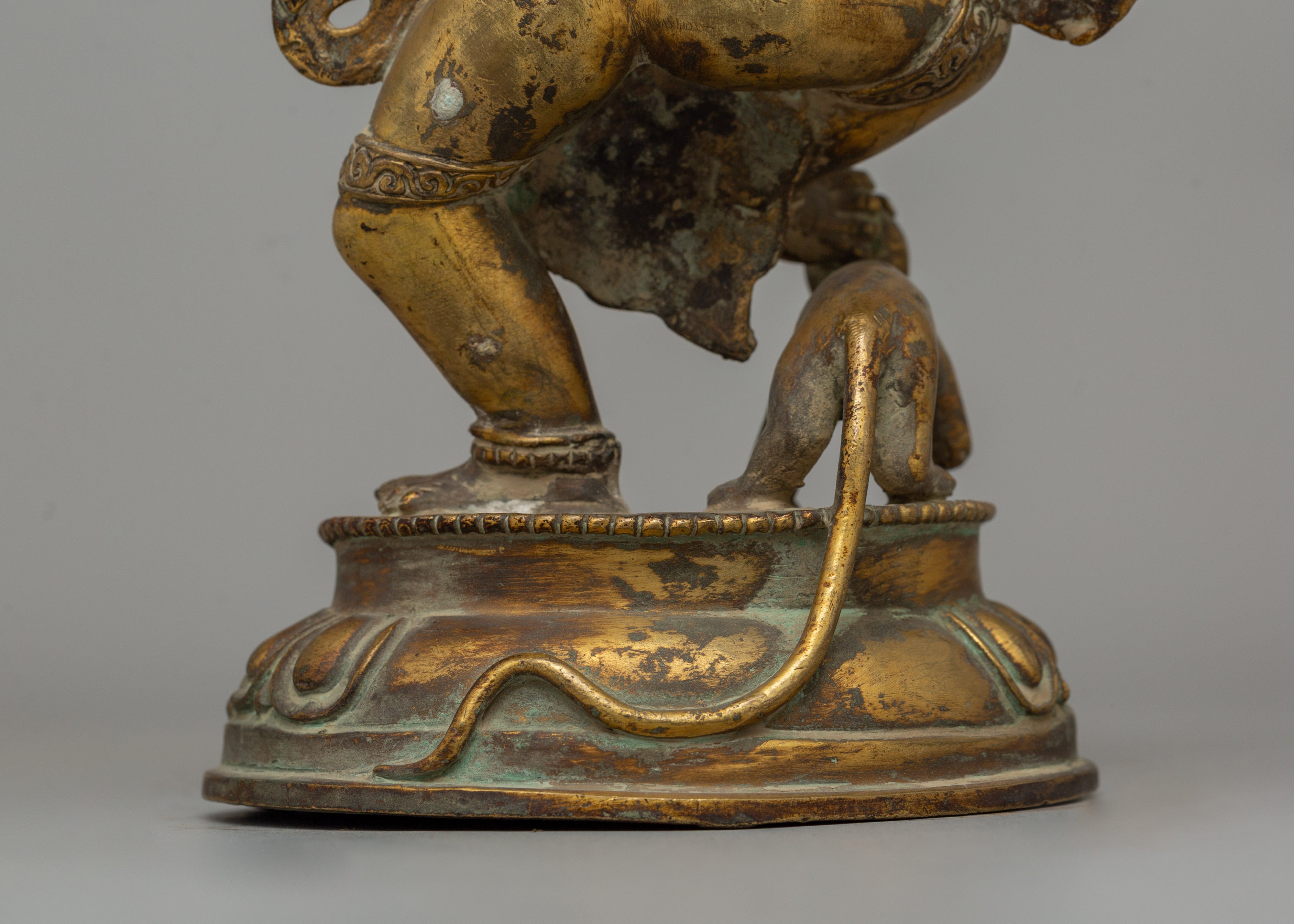 Gold Plated Standing Ganesh Statue | The Sacred Remover of Obstacles