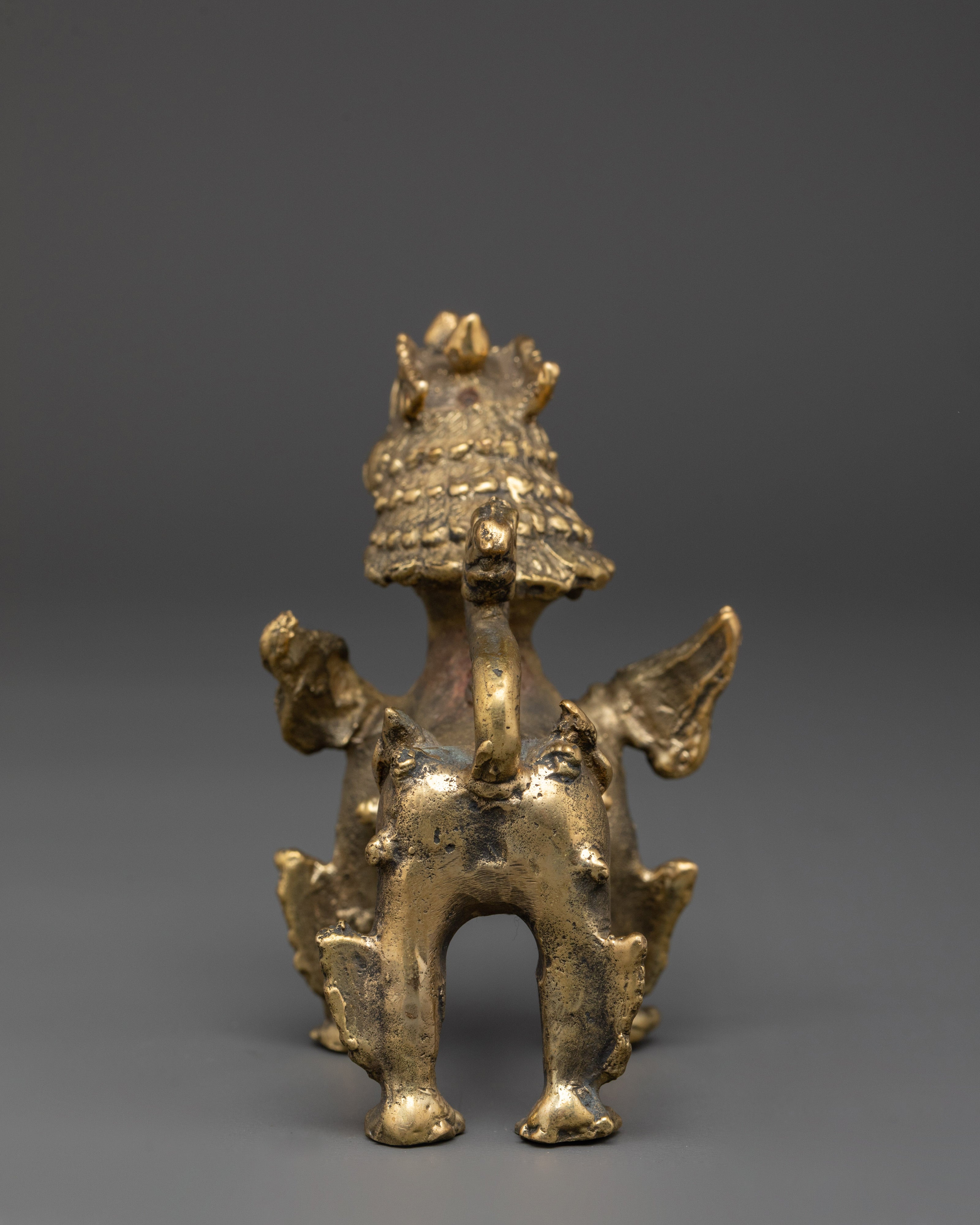 Handcrafted Brass Lion Set | Symbol of Strength and Protection