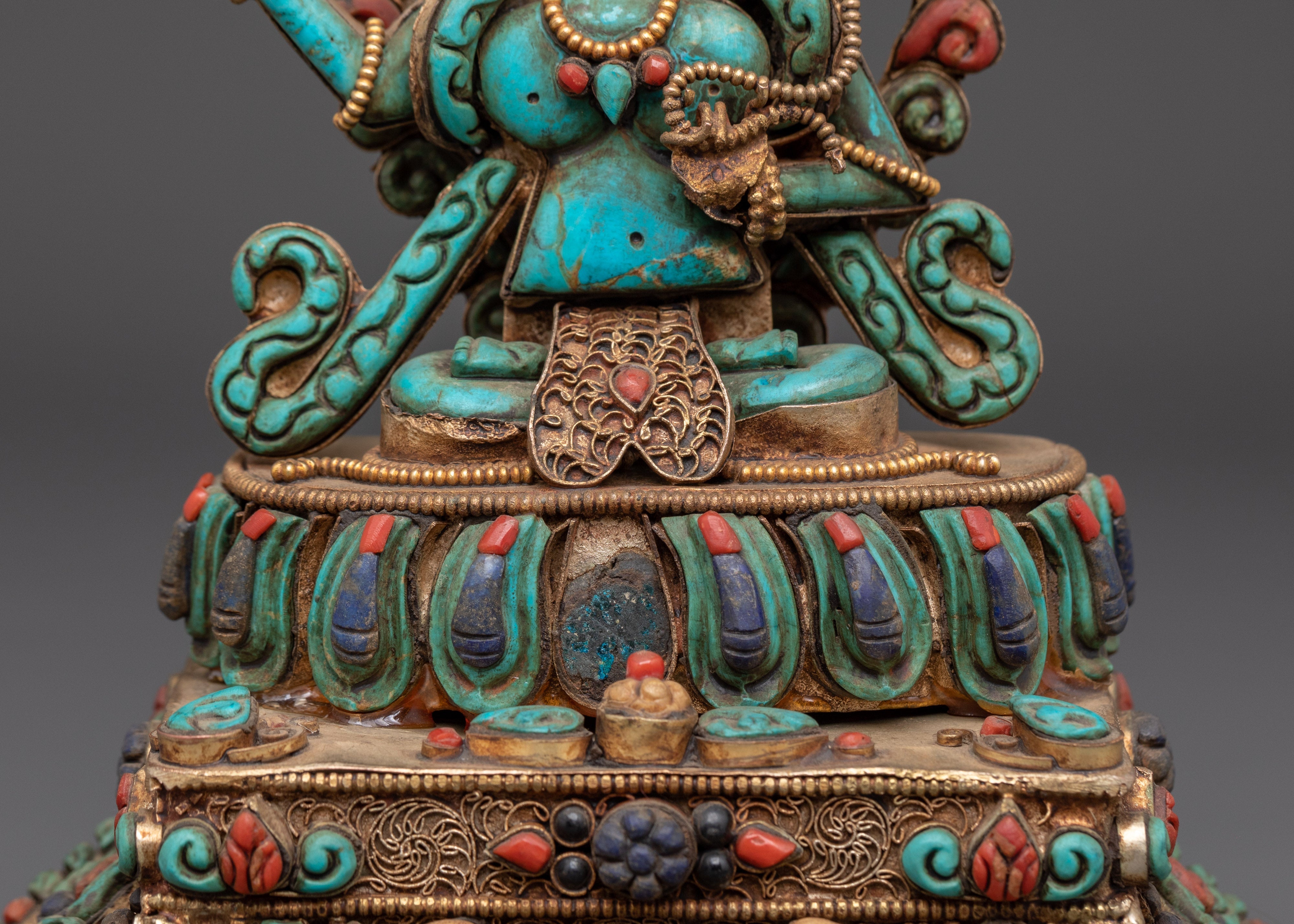 Wisdom Buddha Manjushri Statue | Wielder of the Flaming Sword
