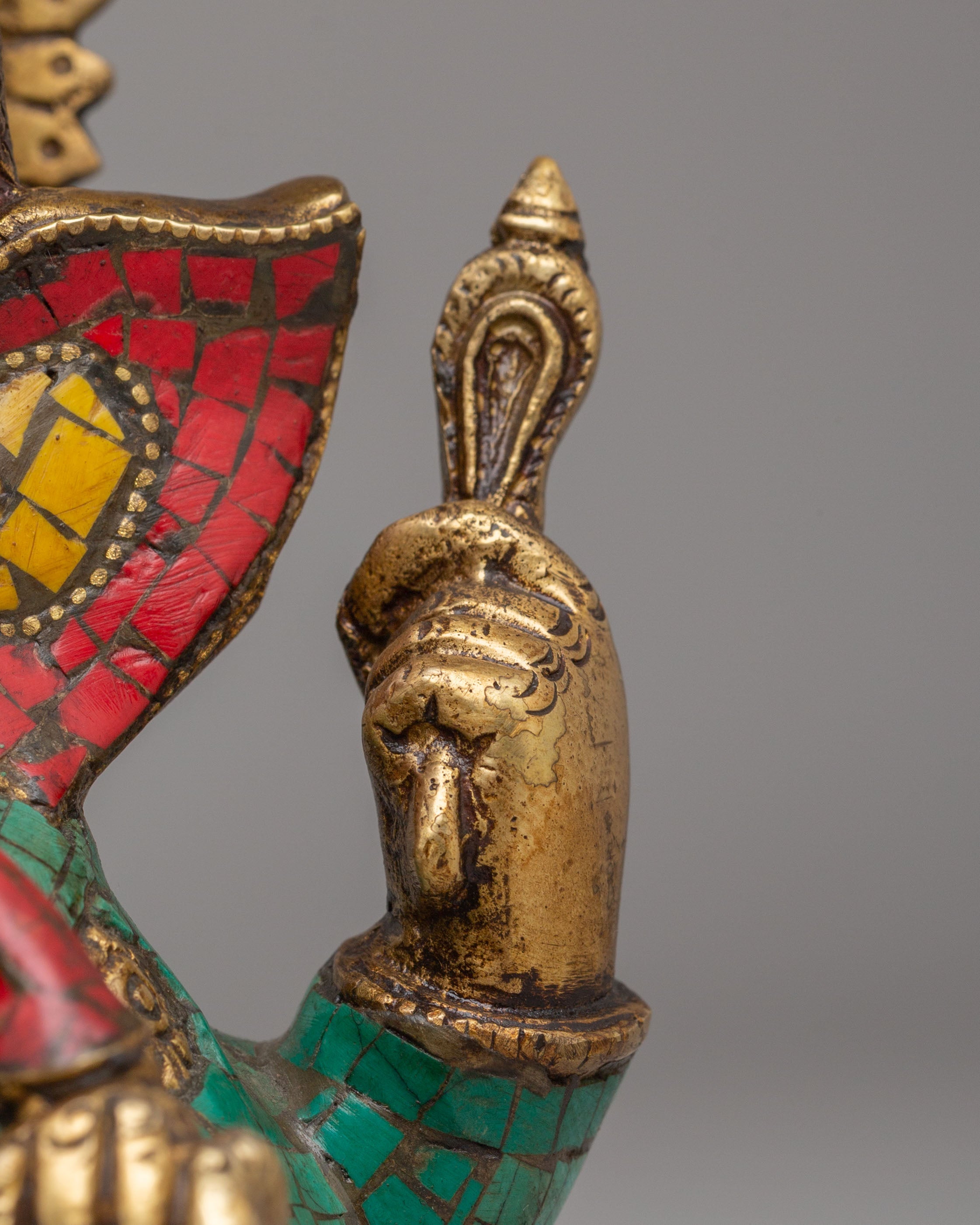 Handmade Hindu Ganesh Statue | Idol for Spiritual Blessings and Decor