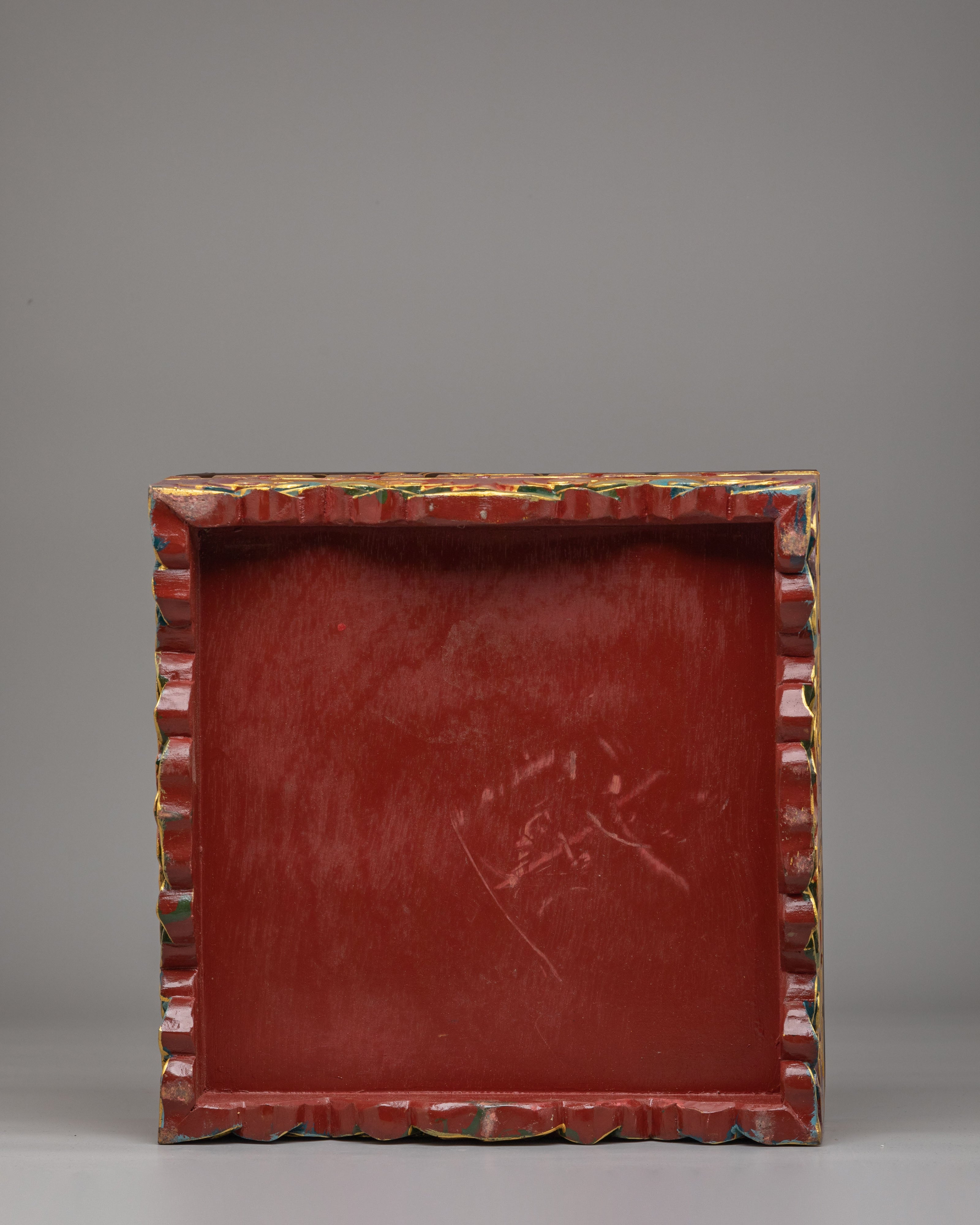 Tibetan Wooden Tray | Himalayan Decor