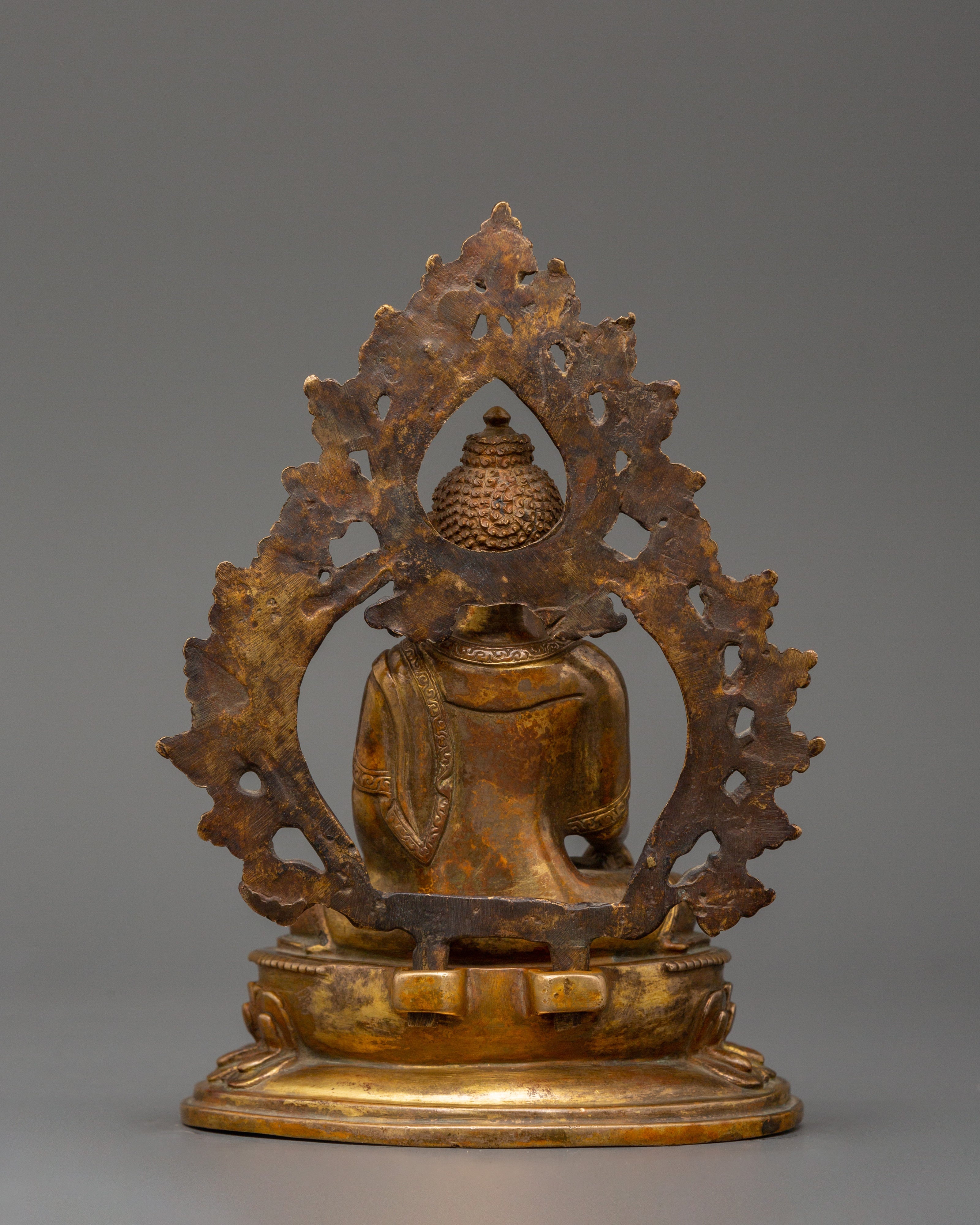 Shakyamuni Buddha with Halo | Meditation Buddha