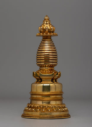 Traditional Buddhist Stupa Model for Meditation