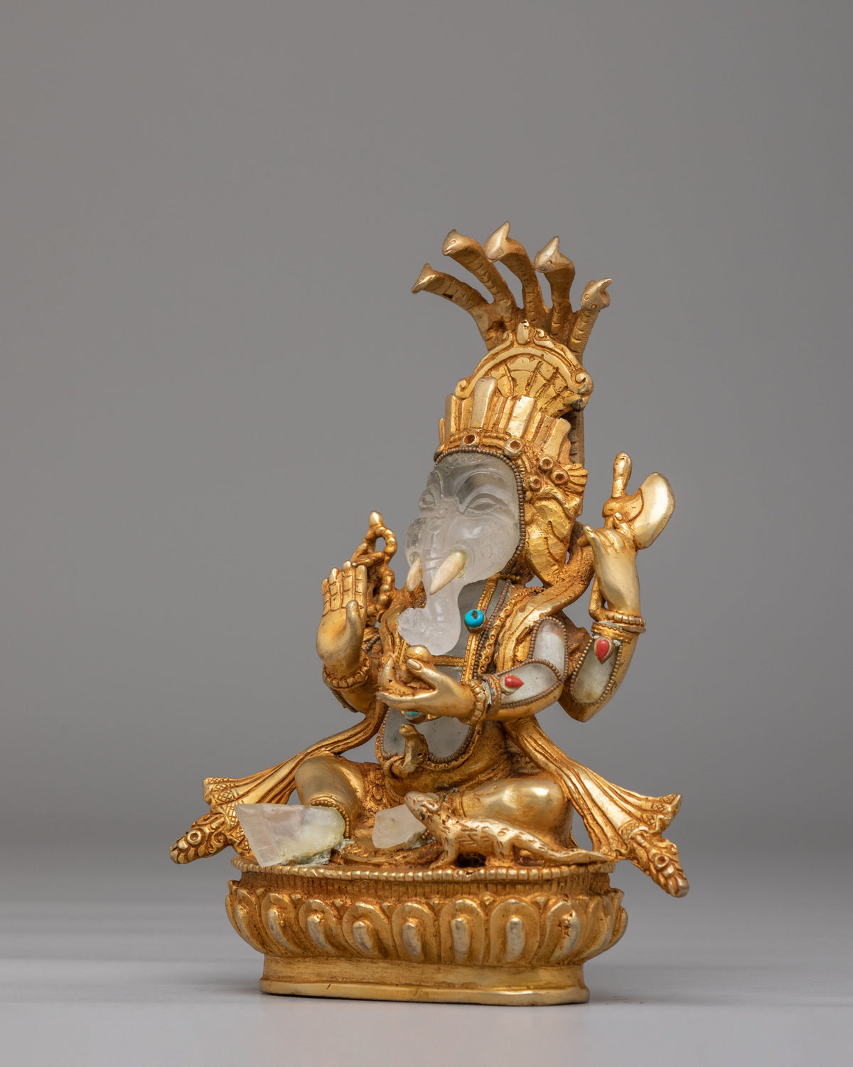 Divine Ganesh Sculpture | Handcrafted Statue for Spiritual Blessings