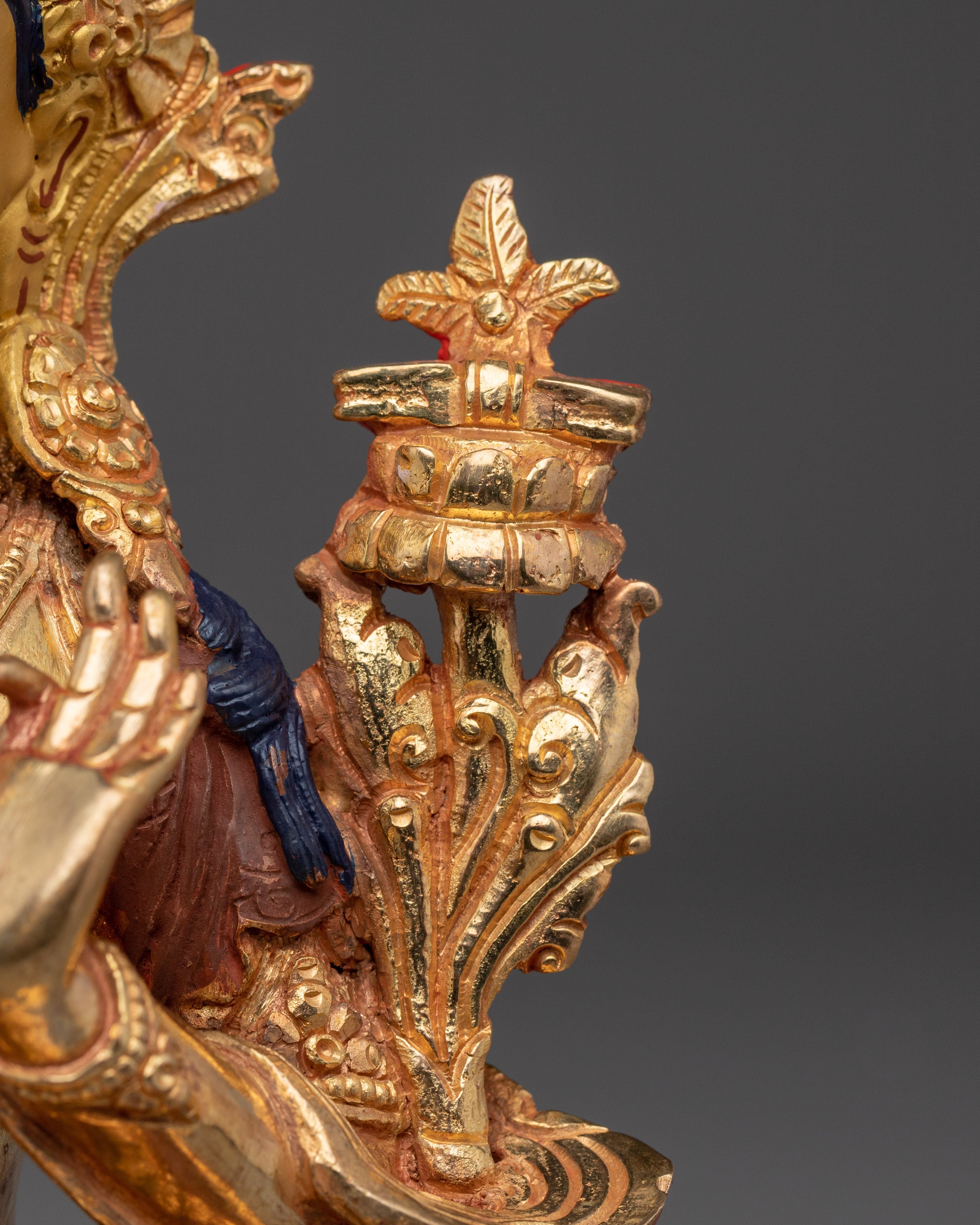 Buddhist Wisdom Icon Manjushri | Handcrafted Nepali Art